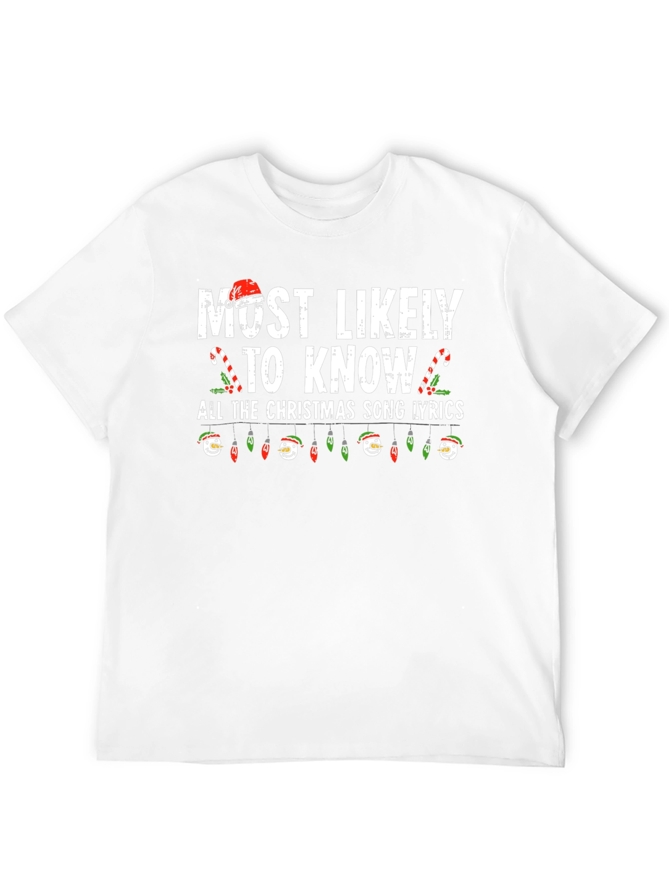 Christmas Song Lyrics T-Shirt