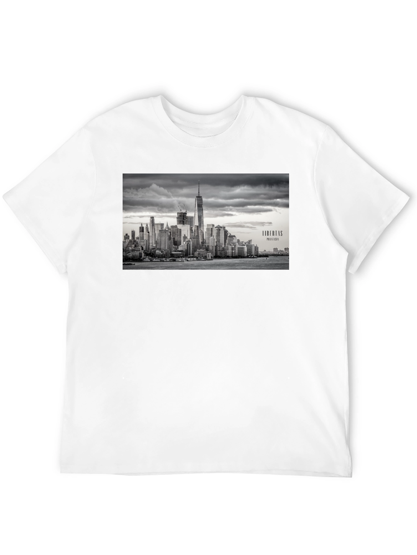 Cityscape Graphic Tee - Black