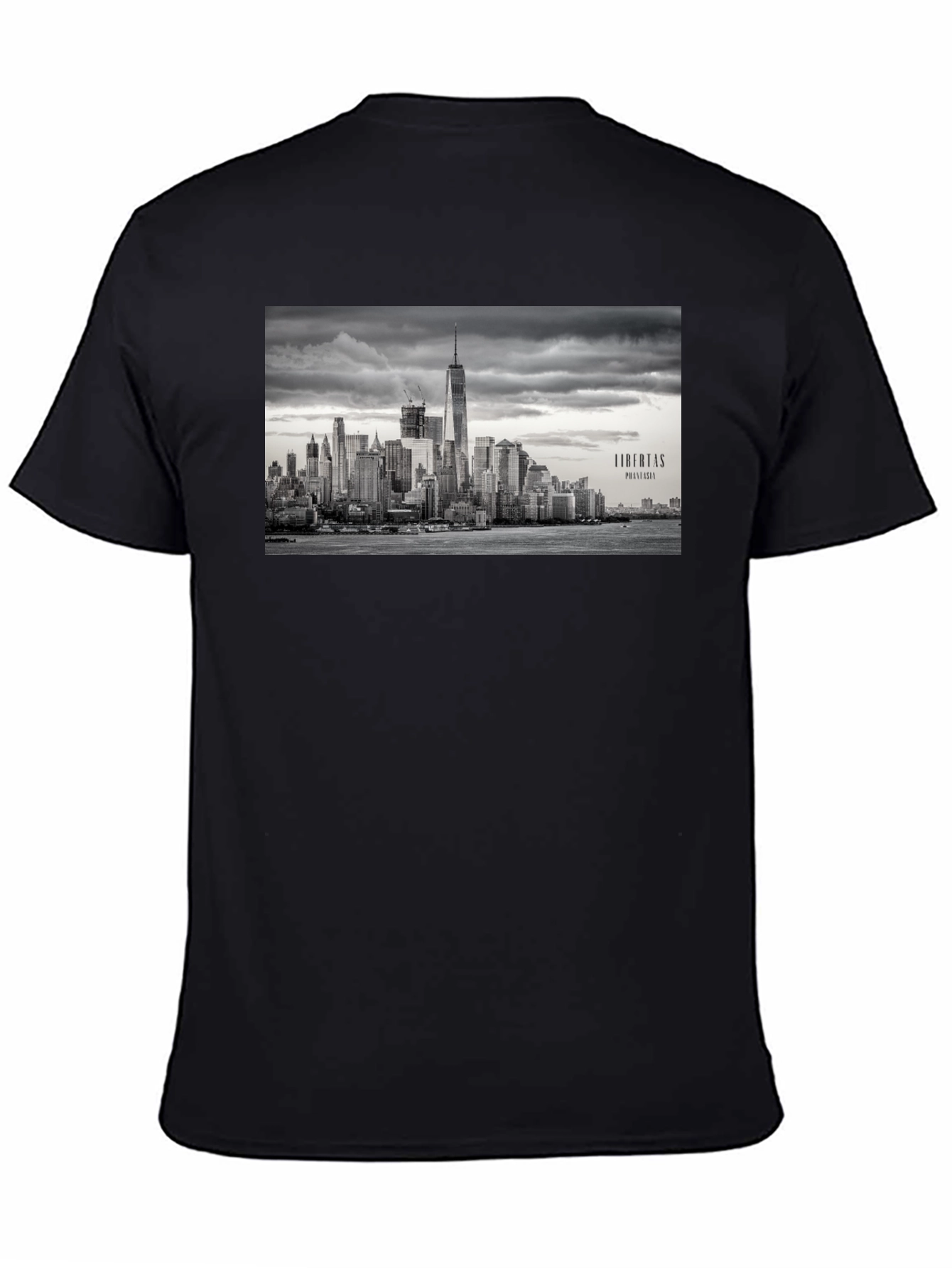 Cityscape Graphic Tee - Black
