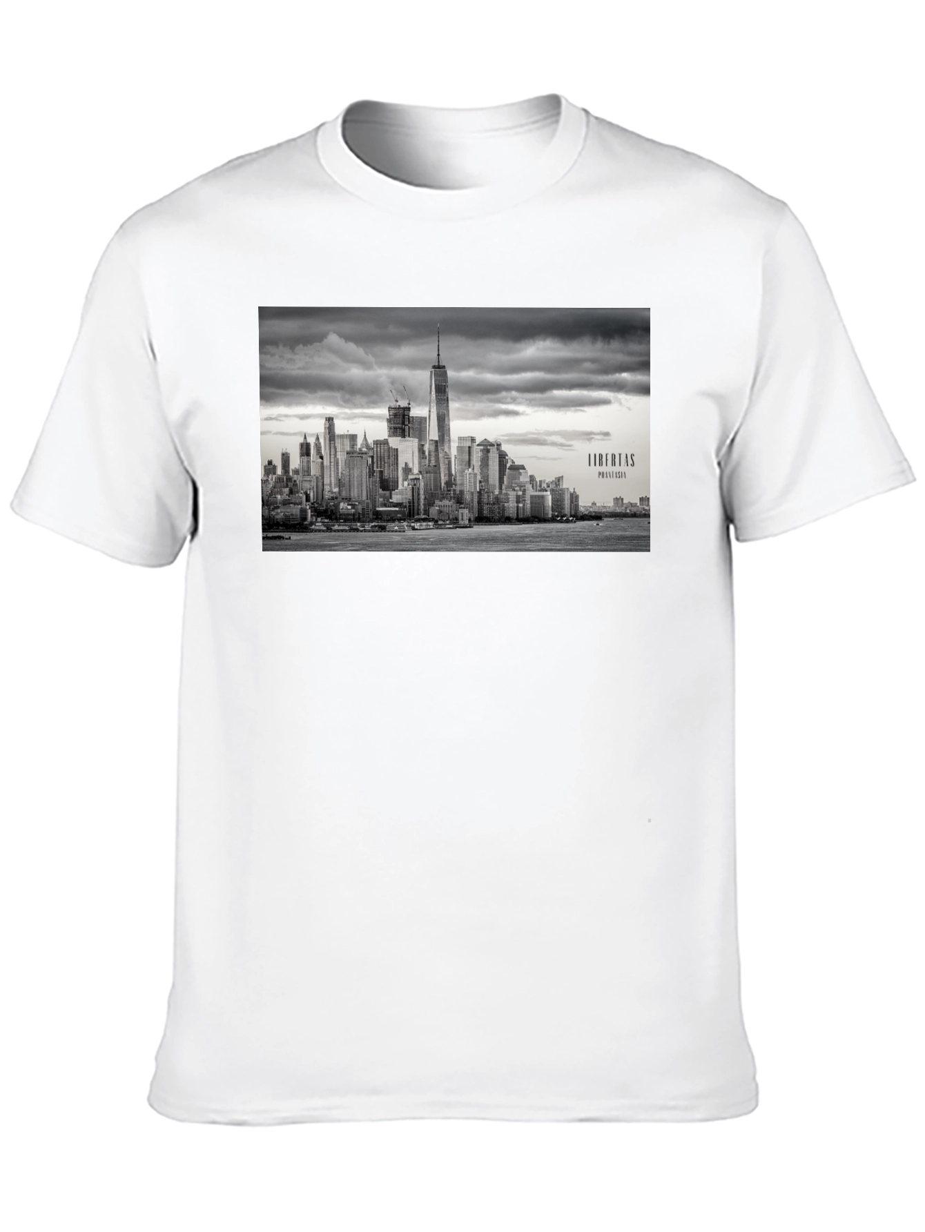 Cityscape Graphic Tee - Black