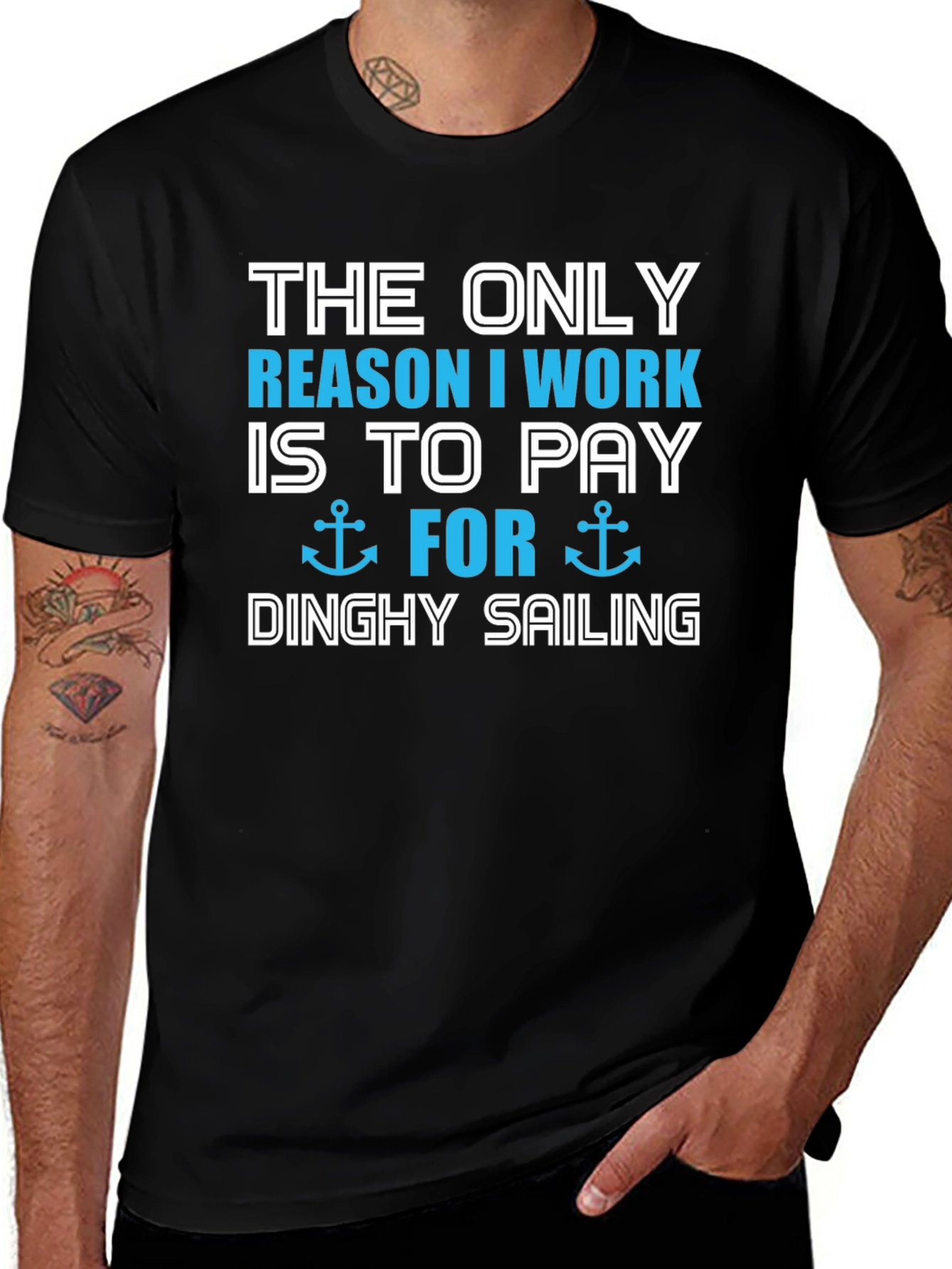 Dinghy Sailing T-Shirt - Work To Sail