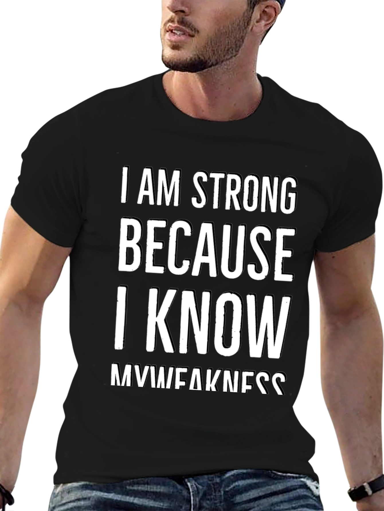 I Am Strong Mens Graphic T-Shirt