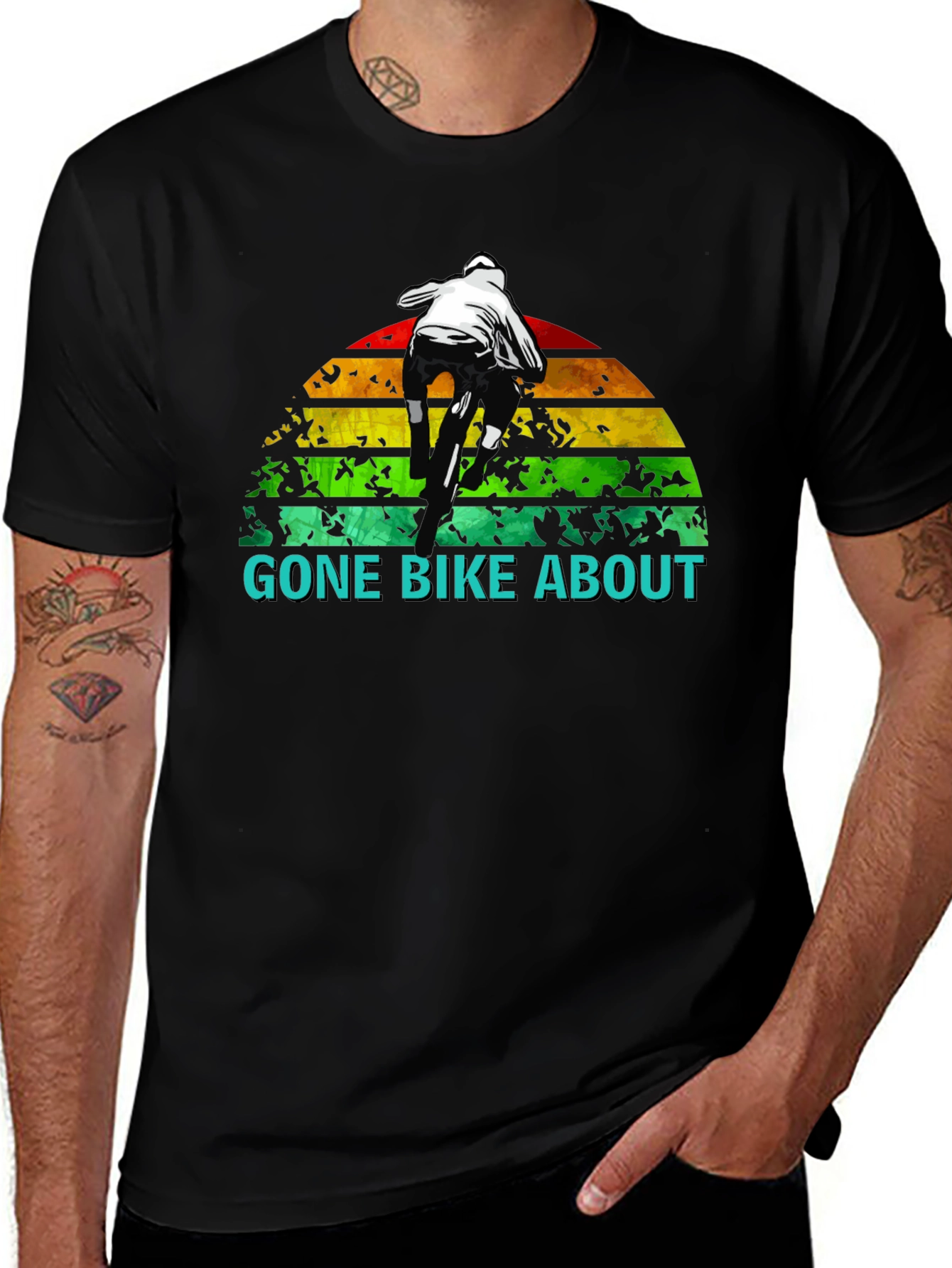 Gone Bike About Tee - Mountain Biking Adventure T-Shirt
