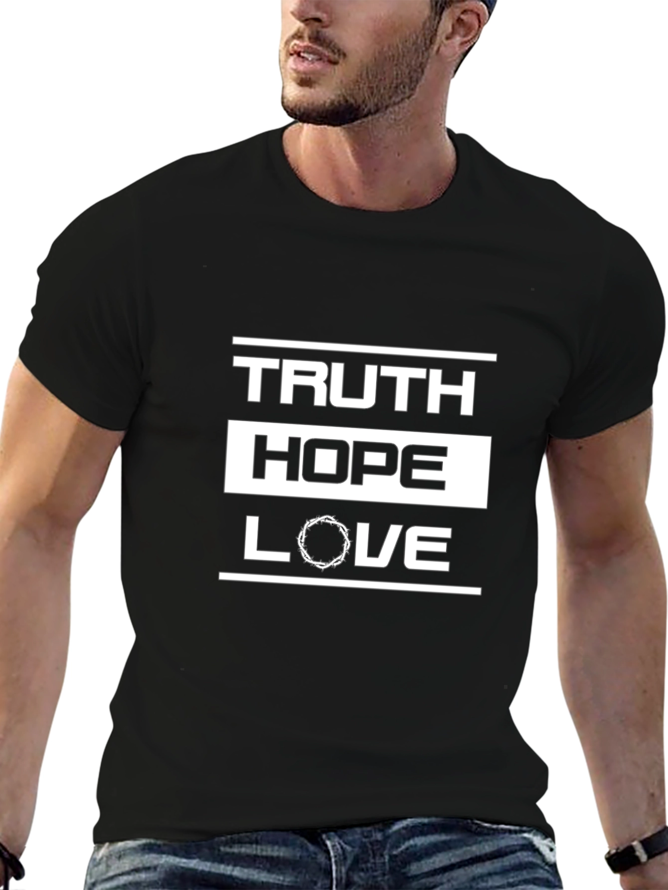 Truth Hope Love Graphic T-Shirt