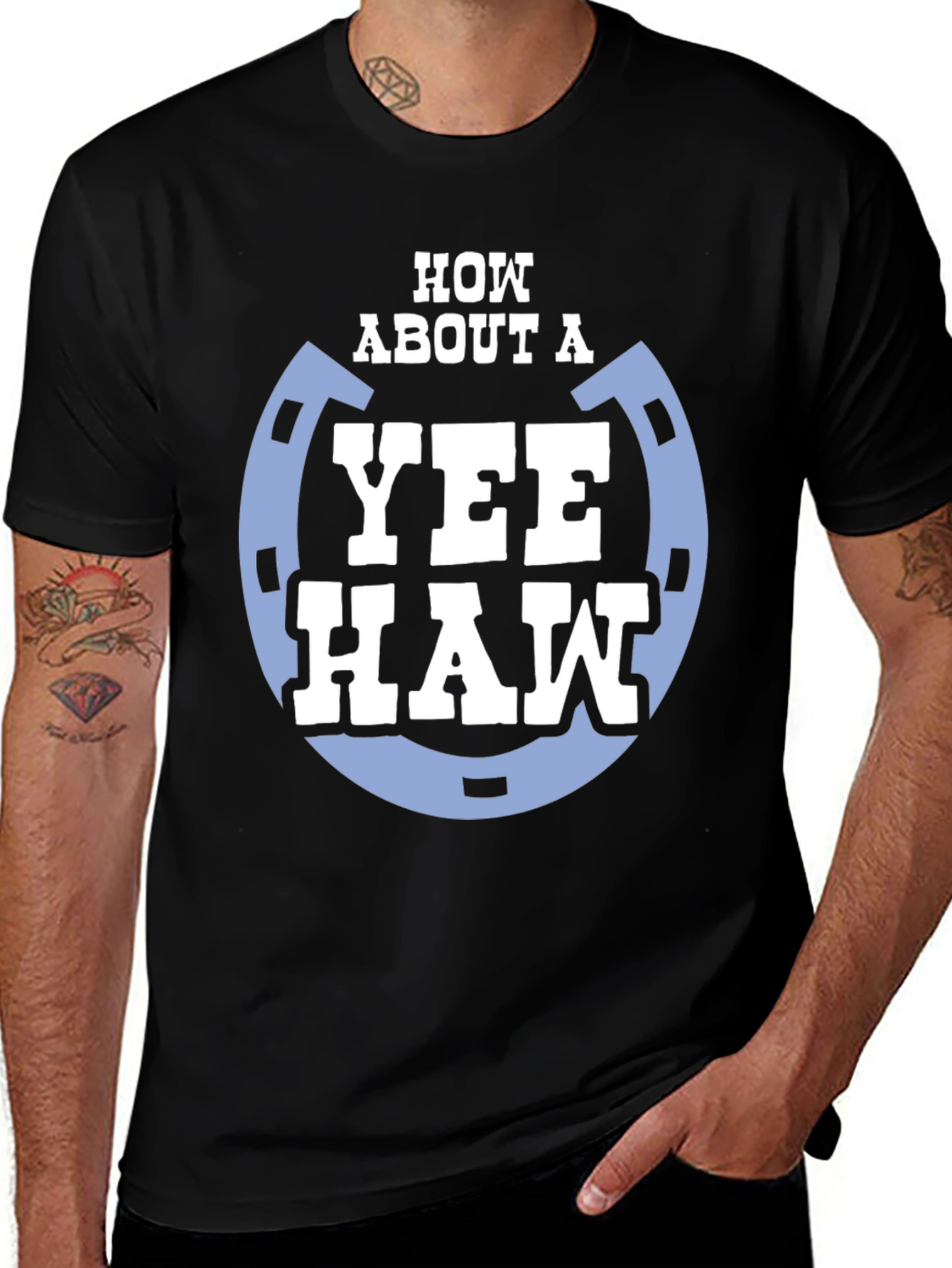 Yee Haw T-Shirt - Cowboy Western Style