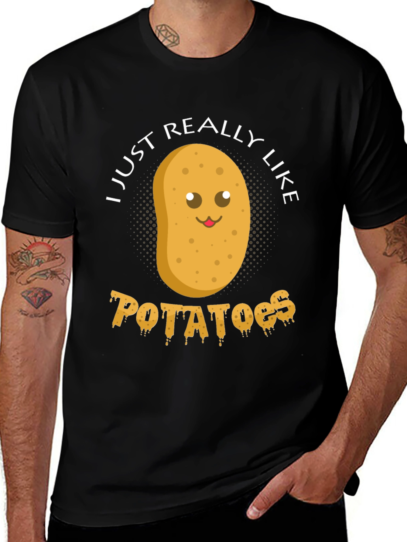 Potato Lovers T-Shirt: I Just Really Like Potatoes