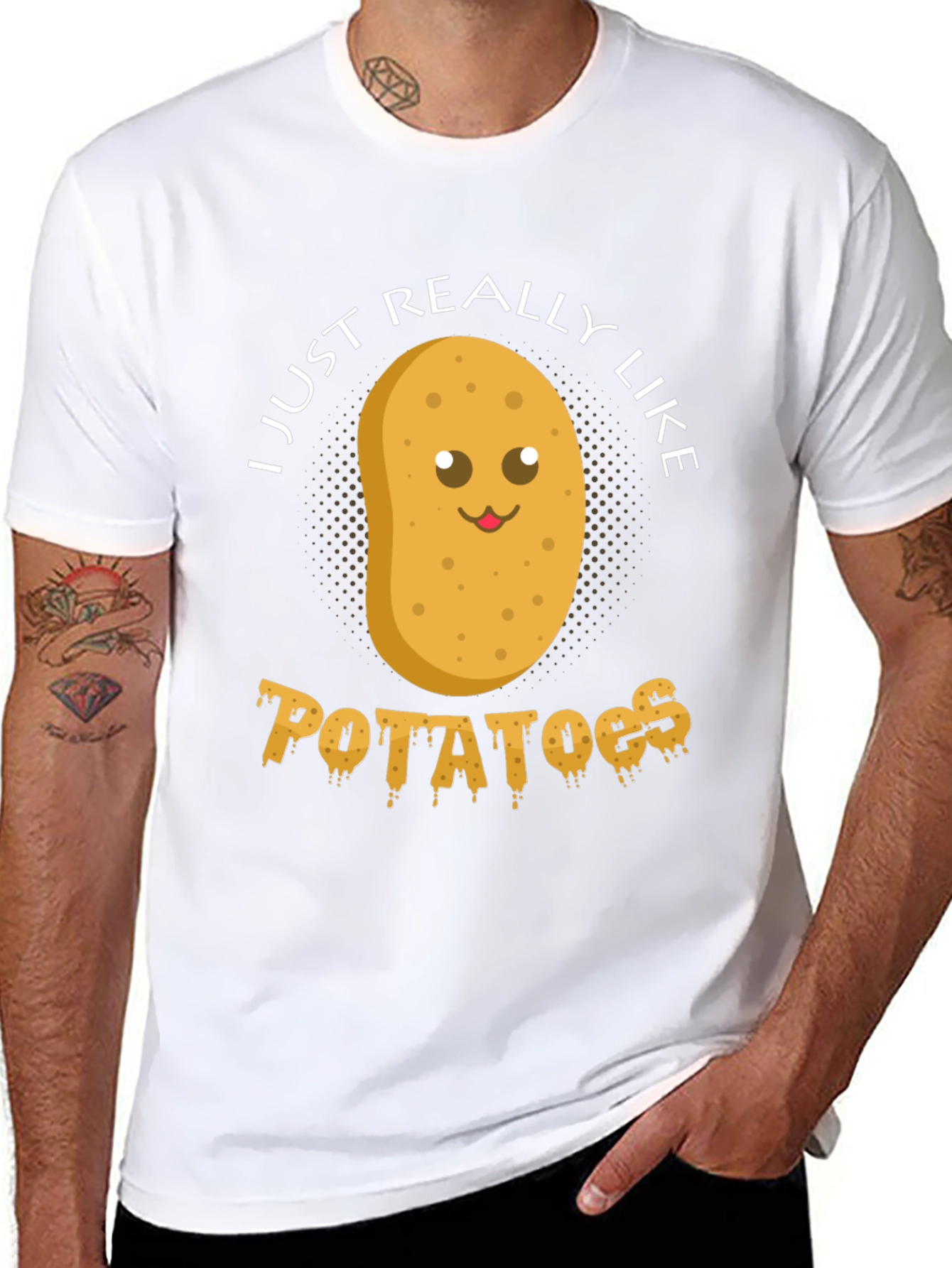 Potato Lovers T-Shirt: I Just Really Like Potatoes