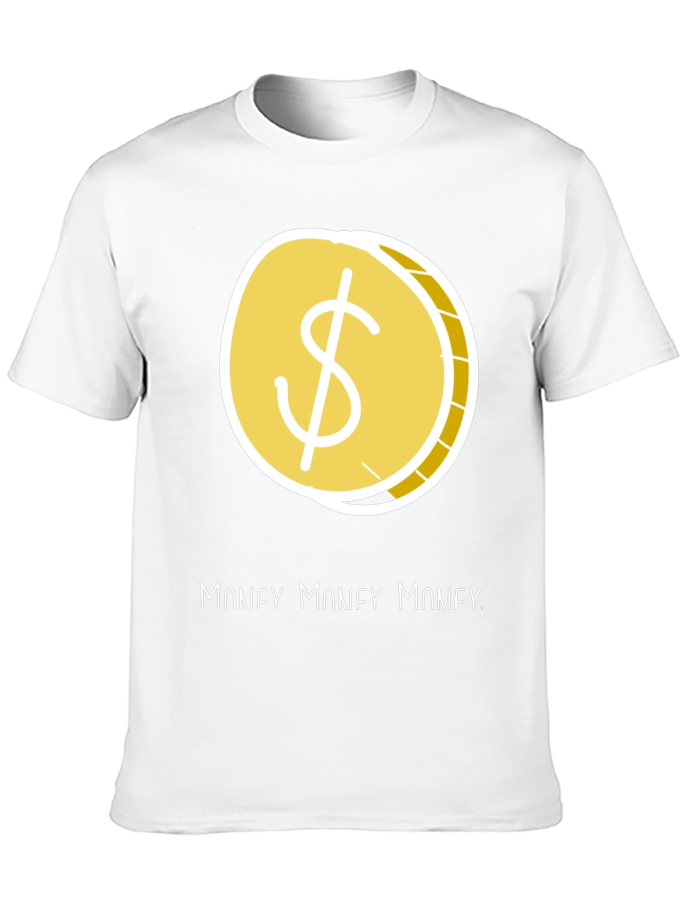 Money Graphic Tee - Stylish Black Dollar Sign T-Shirt