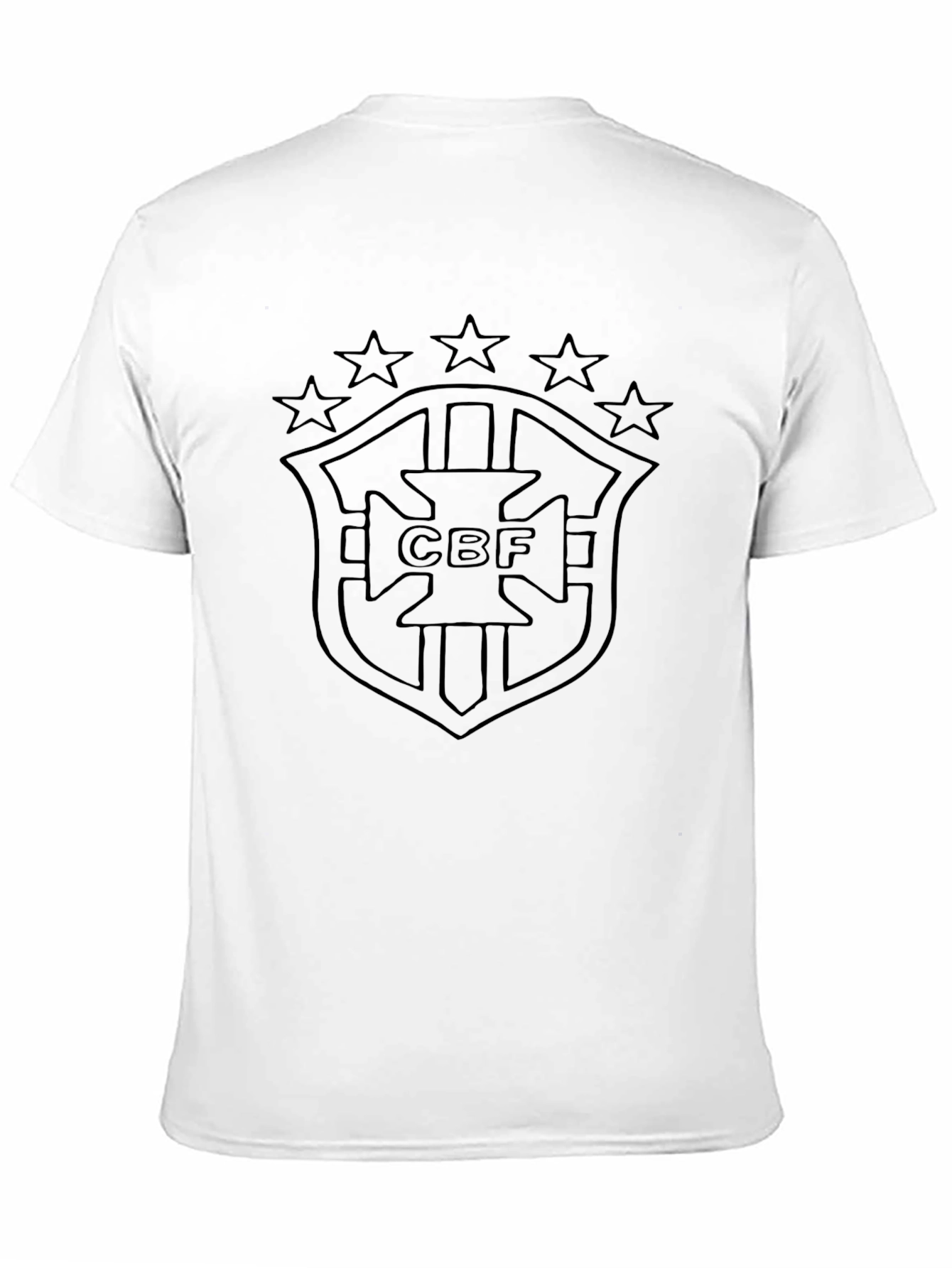 CBF Brazil Soccer Black T-Shirt