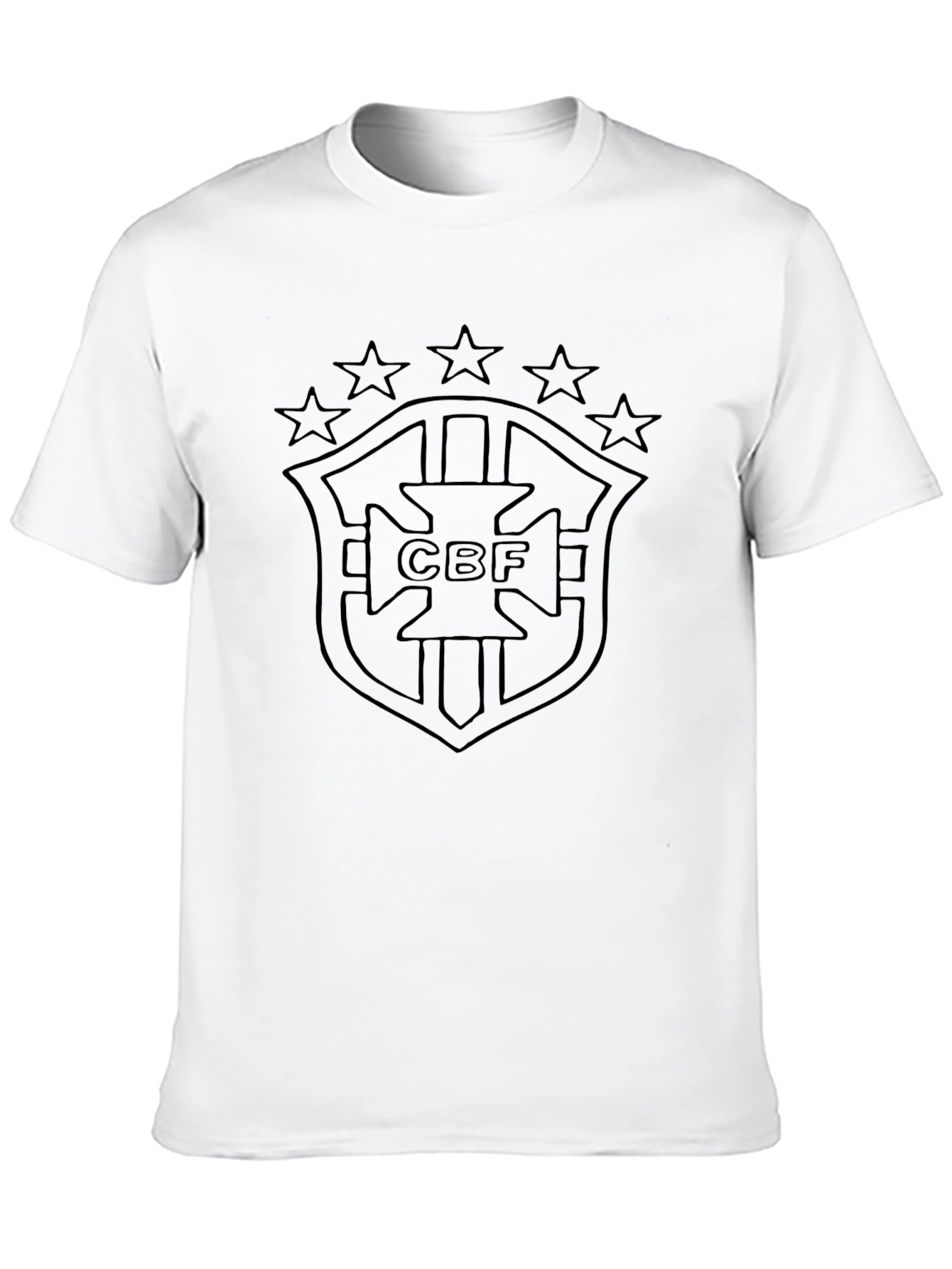 CBF Brazil Soccer Black T-Shirt