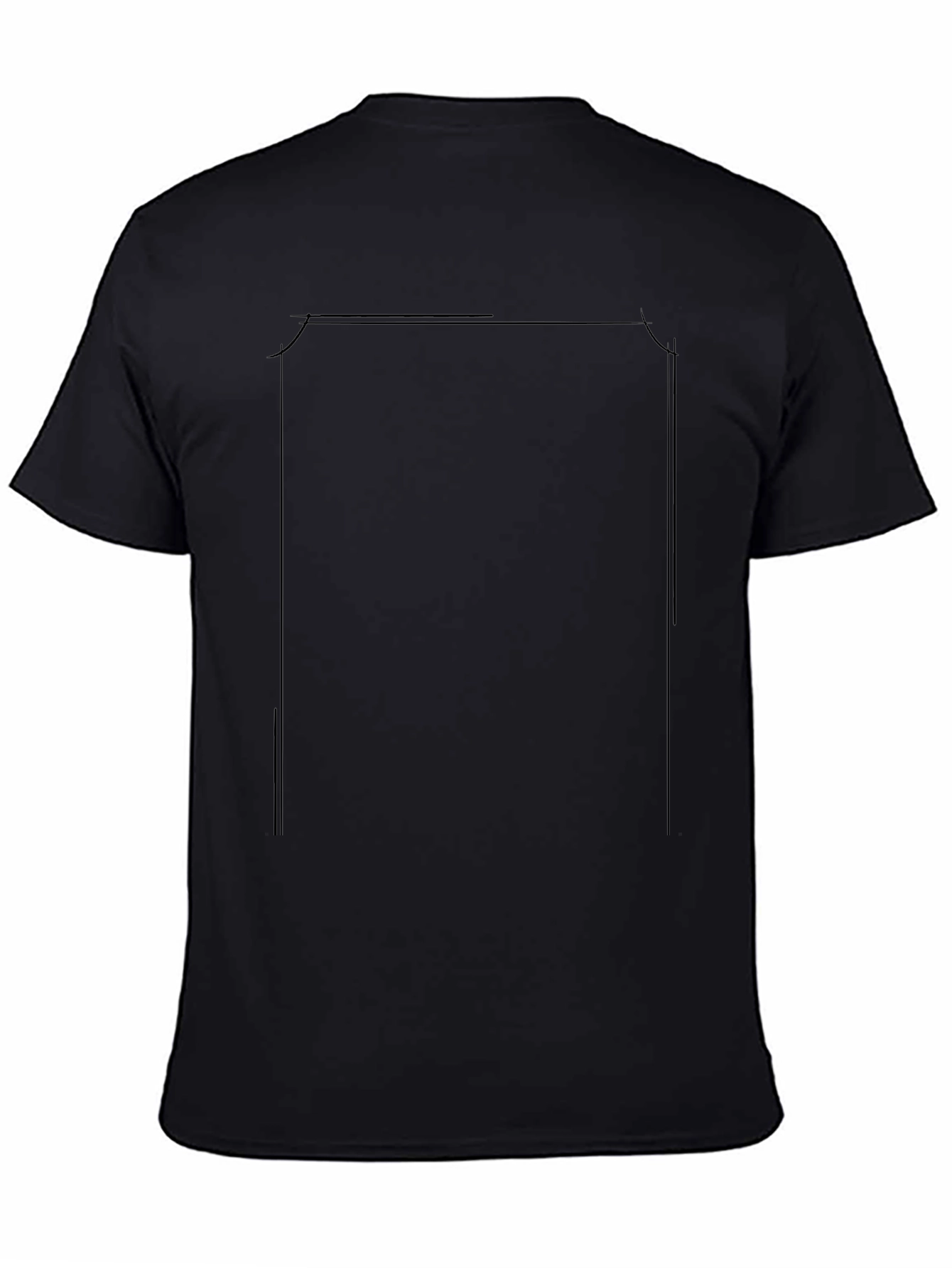 Classic Black T-Shirt - Mens Casual Wear