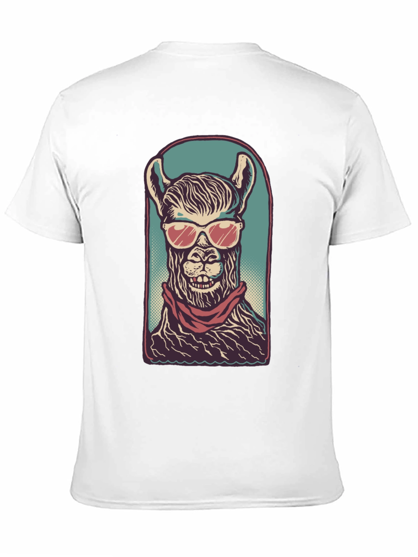 Cool Llama Graphic Tee - Mens Black T-Shirt
