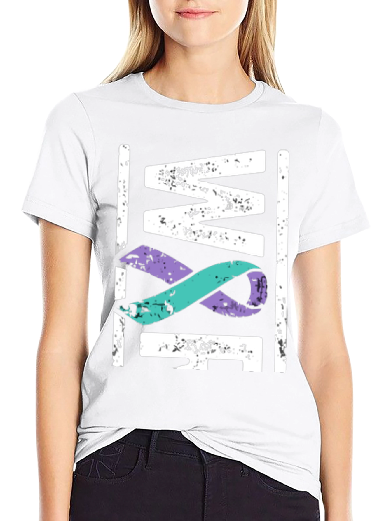 Awareness Ribbon Graphic T-Shirt