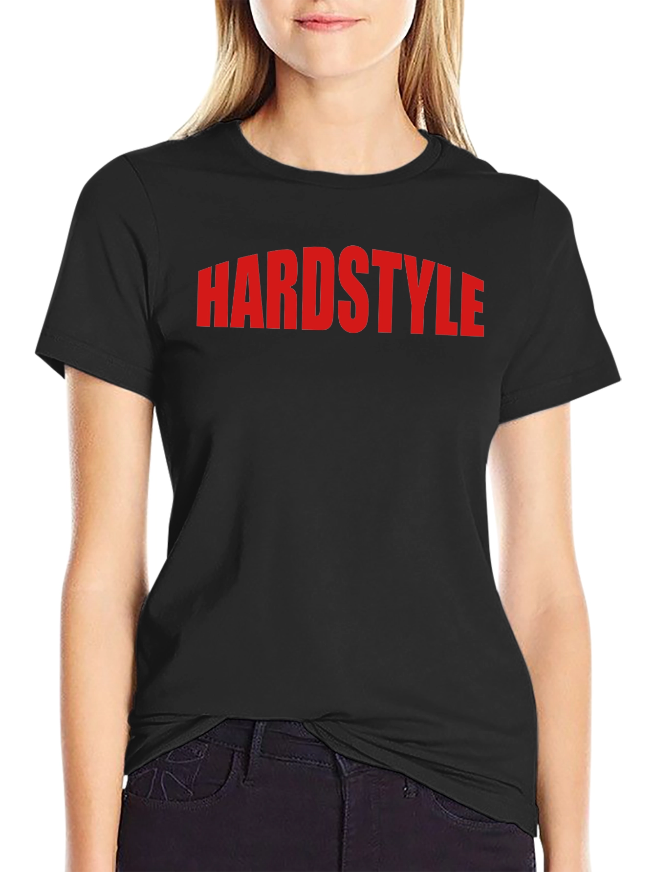 Hardstyle Graphic Tee - Black Cotton Blend