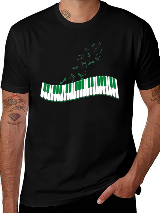 Musical Keys Graphic Tee - Green