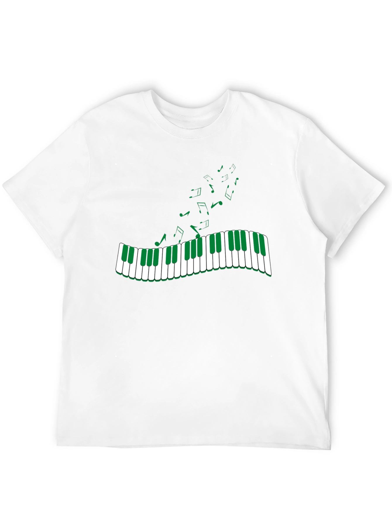 Musical Keys Graphic Tee - Green