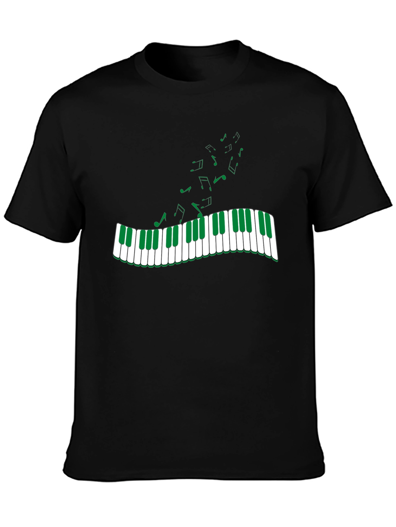 Musical Keys Graphic Tee - Green