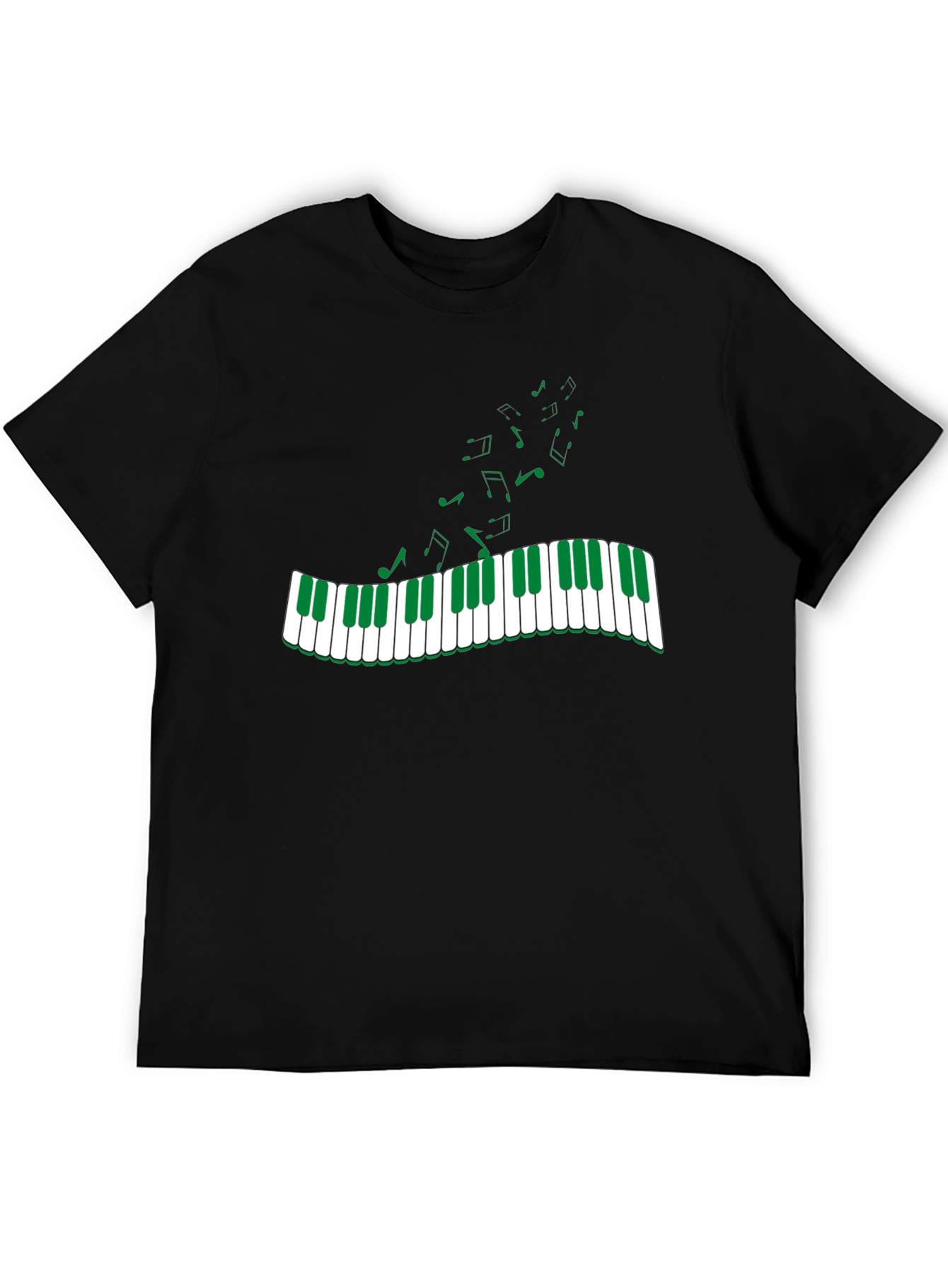 Musical Keys Graphic Tee - Green