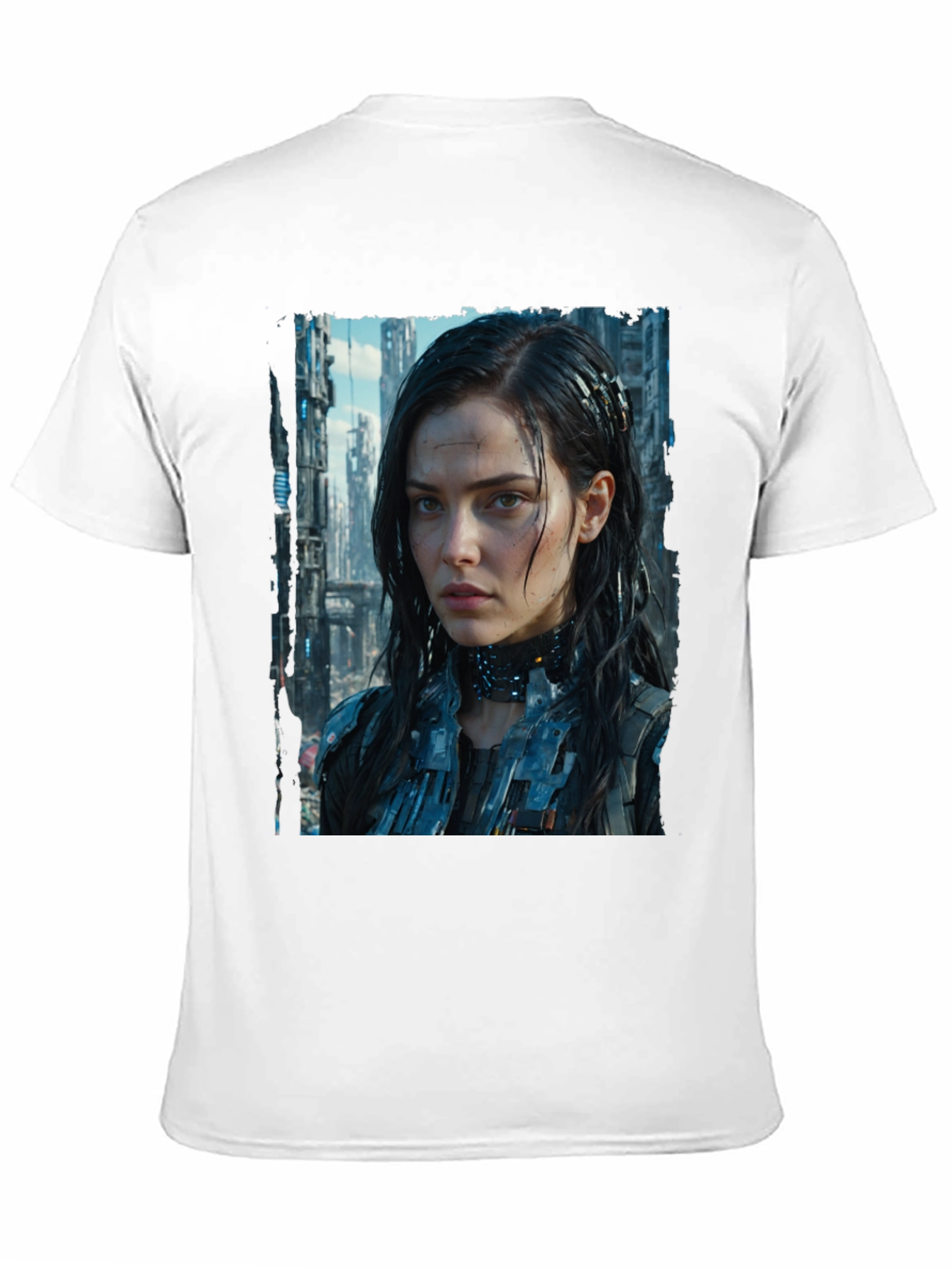 Cyberpunk Girl Graphic T-Shirt