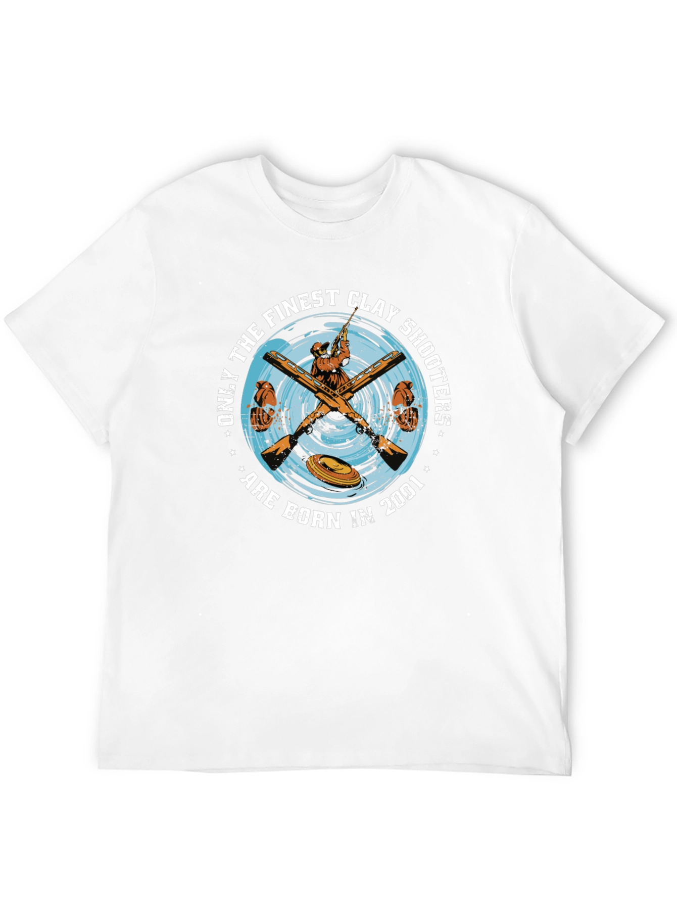 Finest Clay Shooters Black T-Shirt Born in 2001
