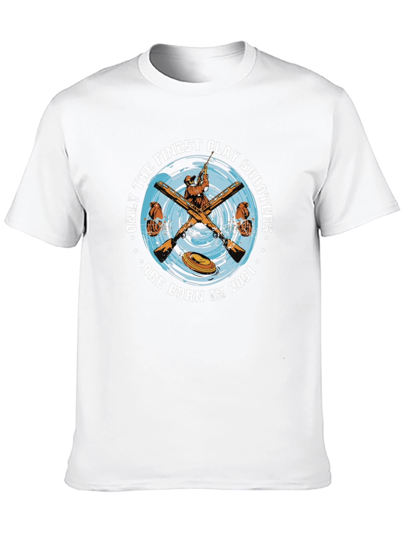 Finest Clay Shooters Black T-Shirt Born in 2001