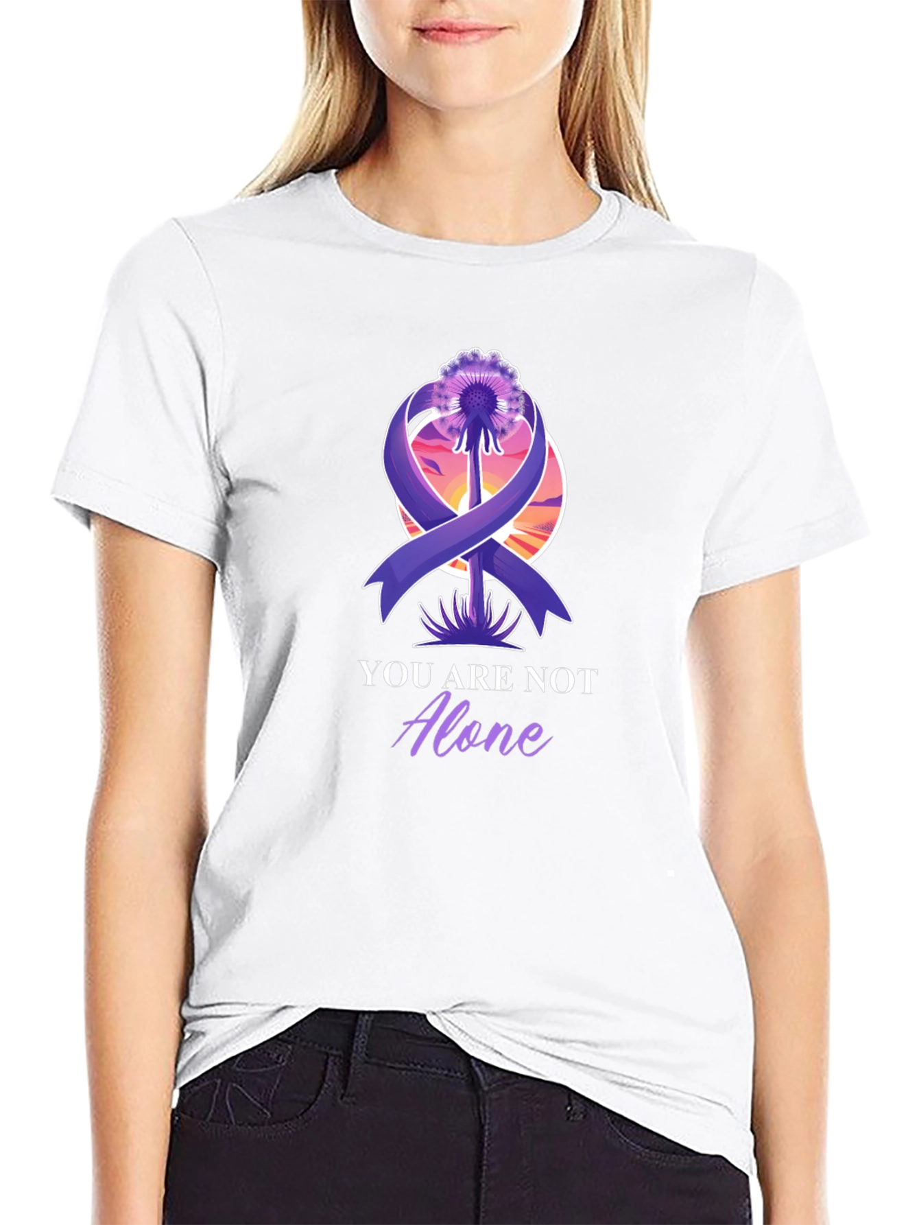 You Are Not Alone Awareness T-Shirt