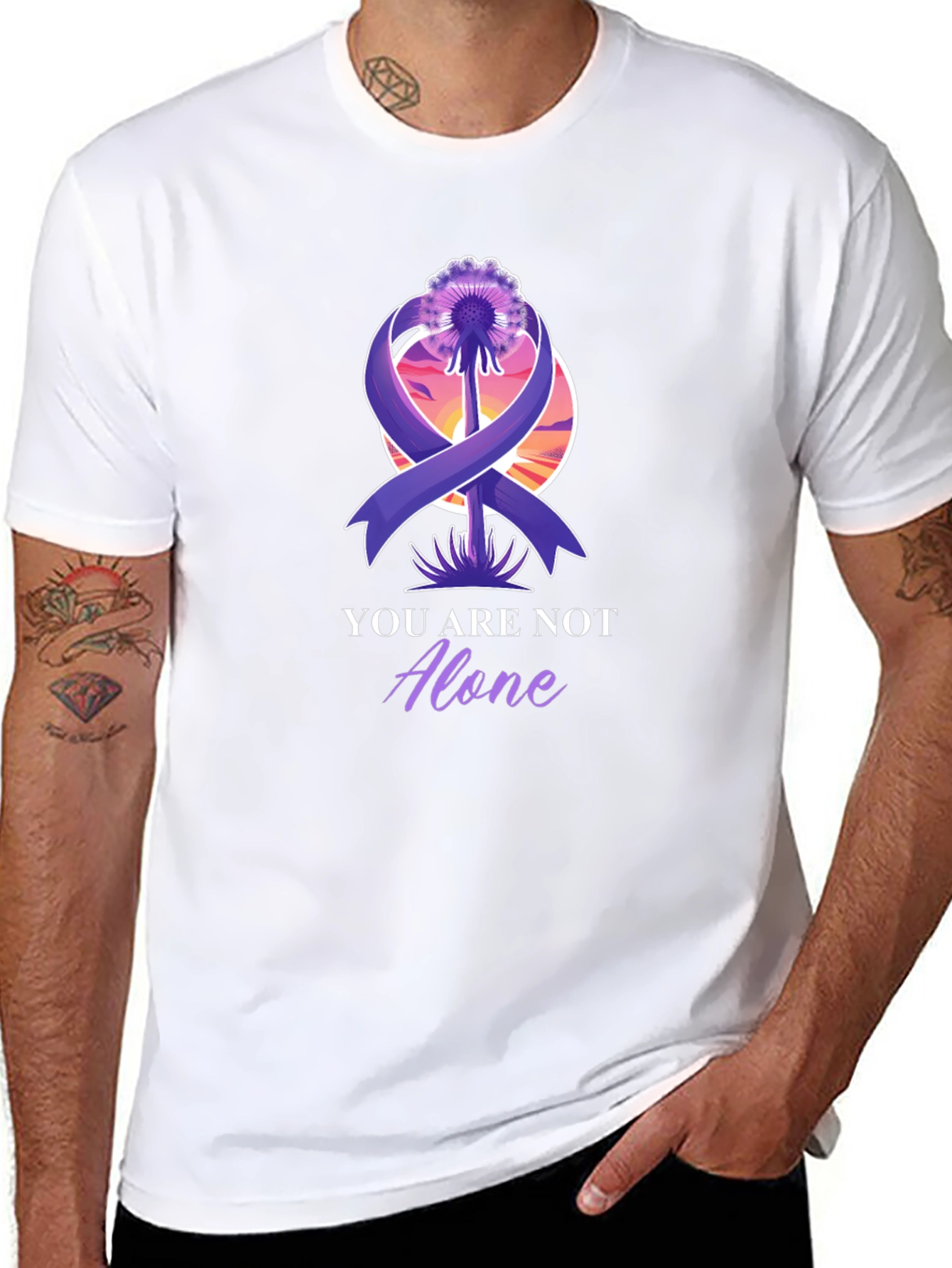 You Are Not Alone Awareness T-Shirt