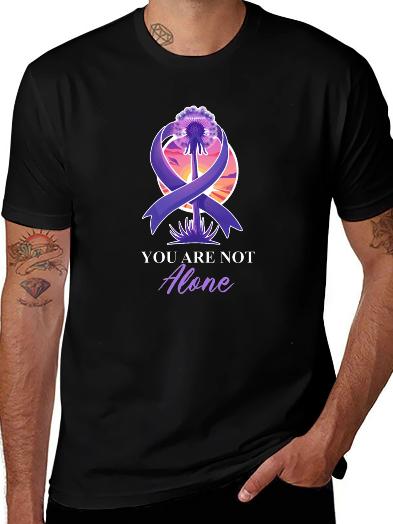 You Are Not Alone Awareness T-Shirt