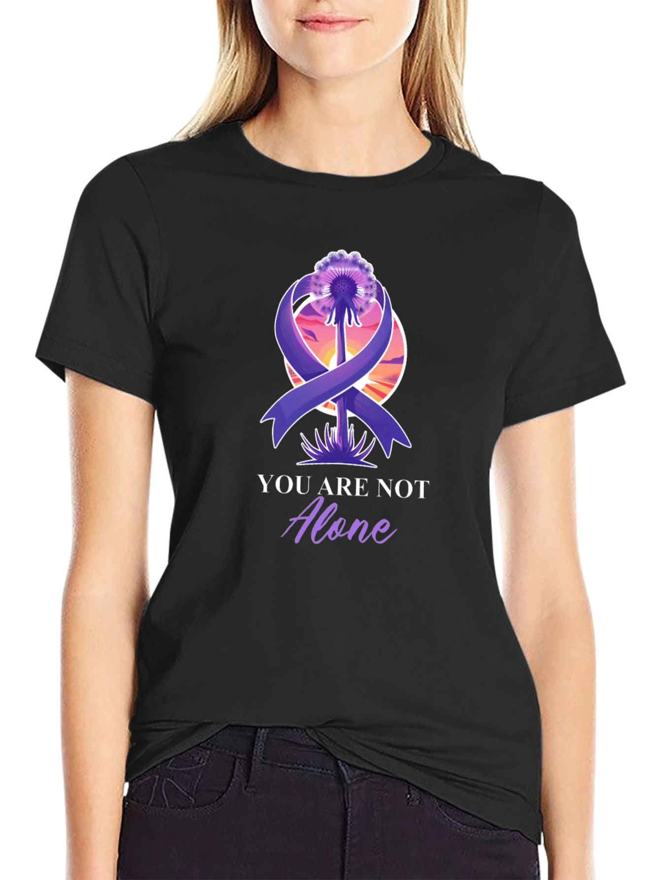 You Are Not Alone Awareness T-Shirt