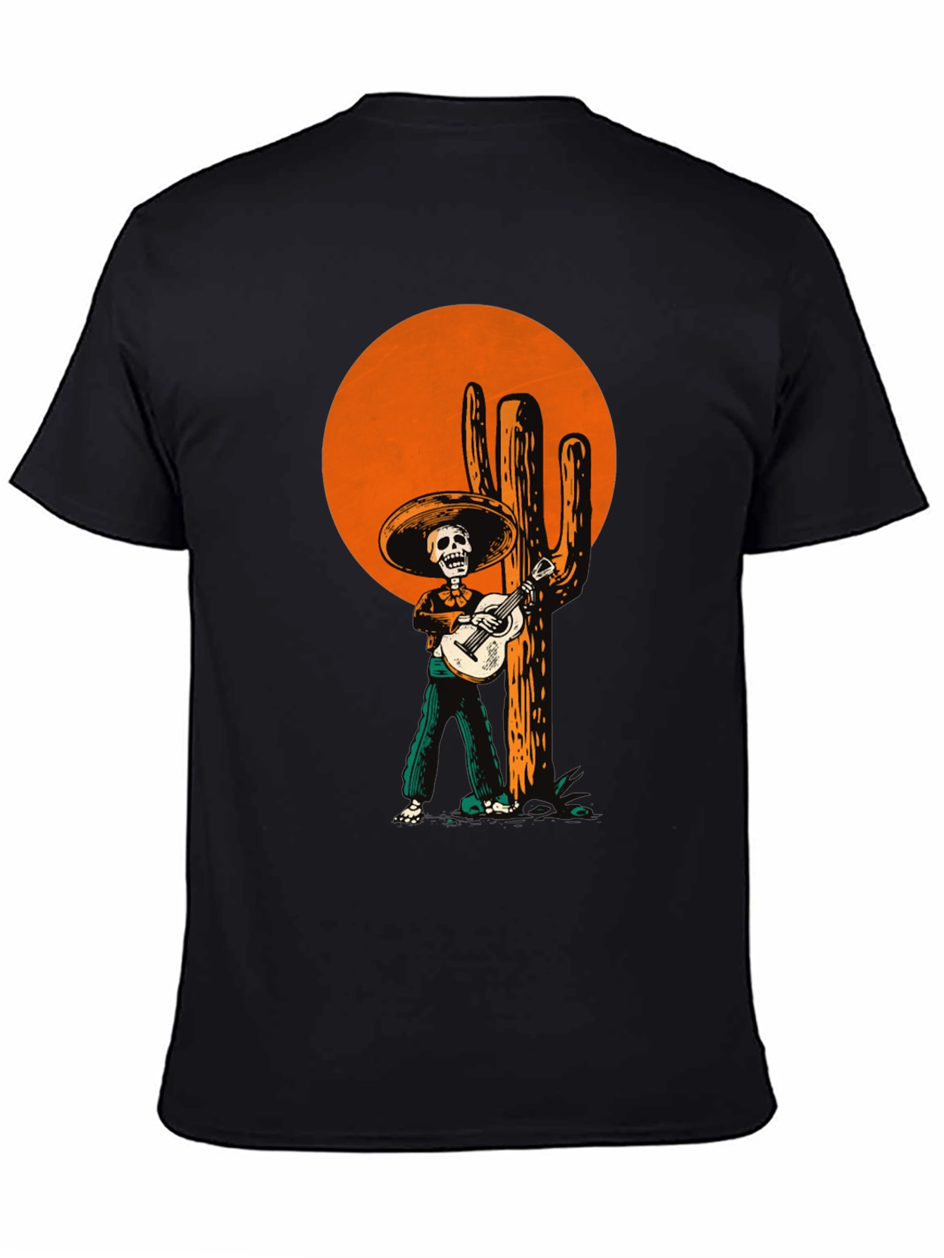 Mariachi Skeleton T-Shirt - Dia de los Muertos