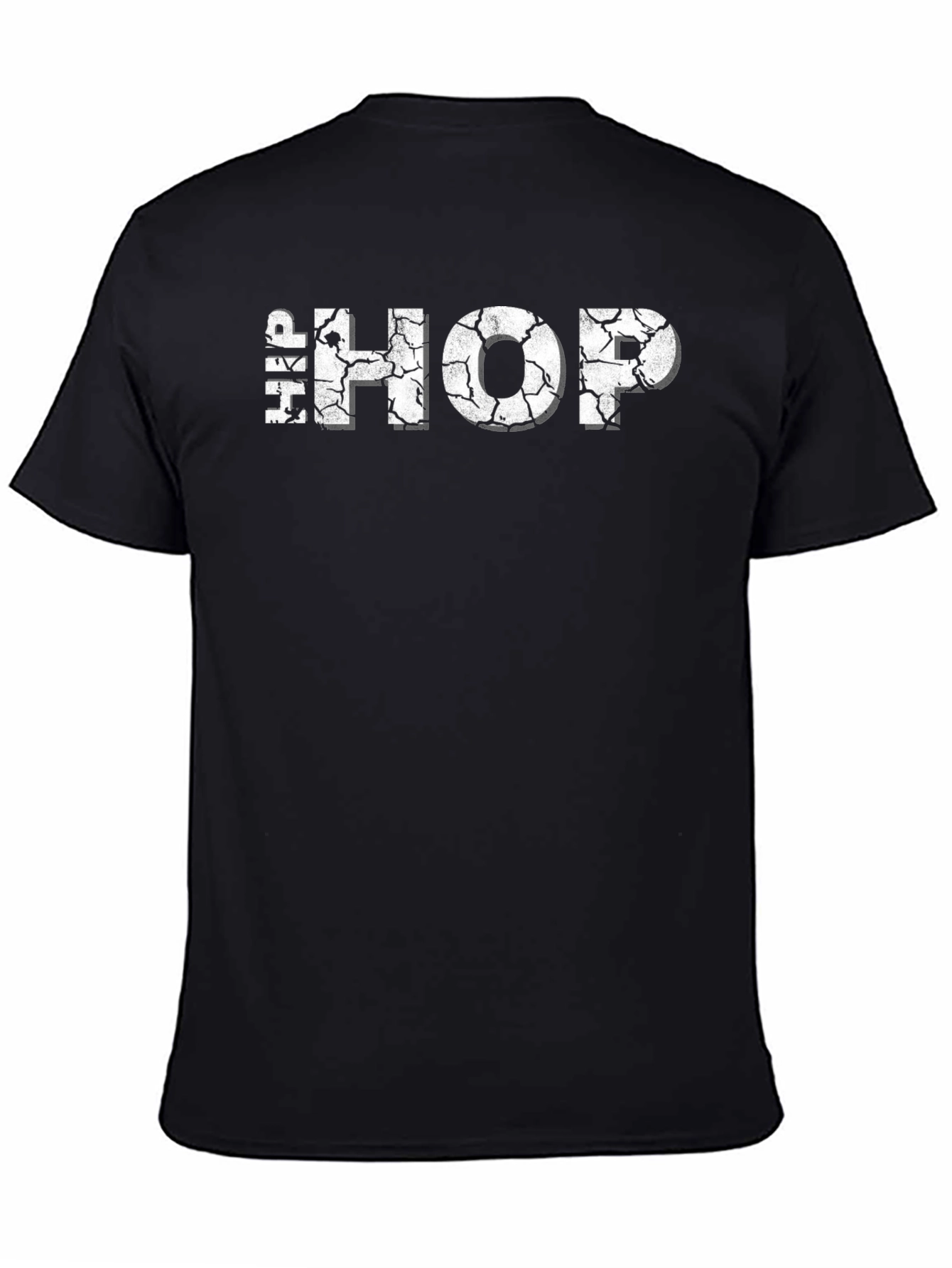 Cracked Hip Hop Graphic Tee - Cool Streetwear T-Shirt