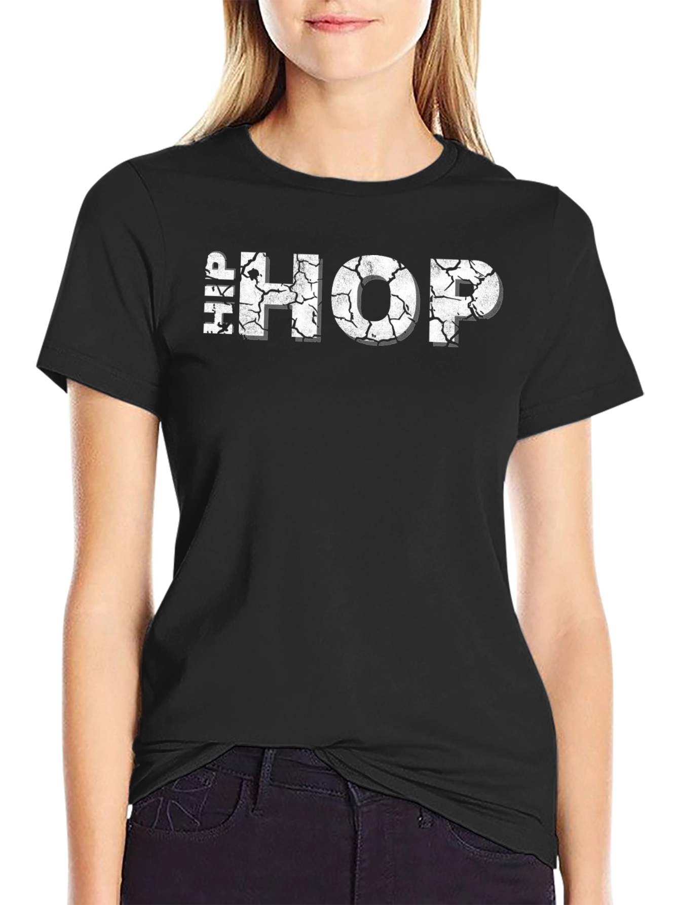 Cracked Hip Hop Graphic Tee - Cool Streetwear T-Shirt