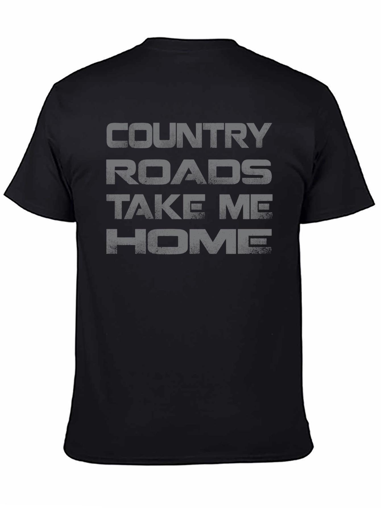 Country Roads Graphic Tee - Soft Cotton Casual Shirt