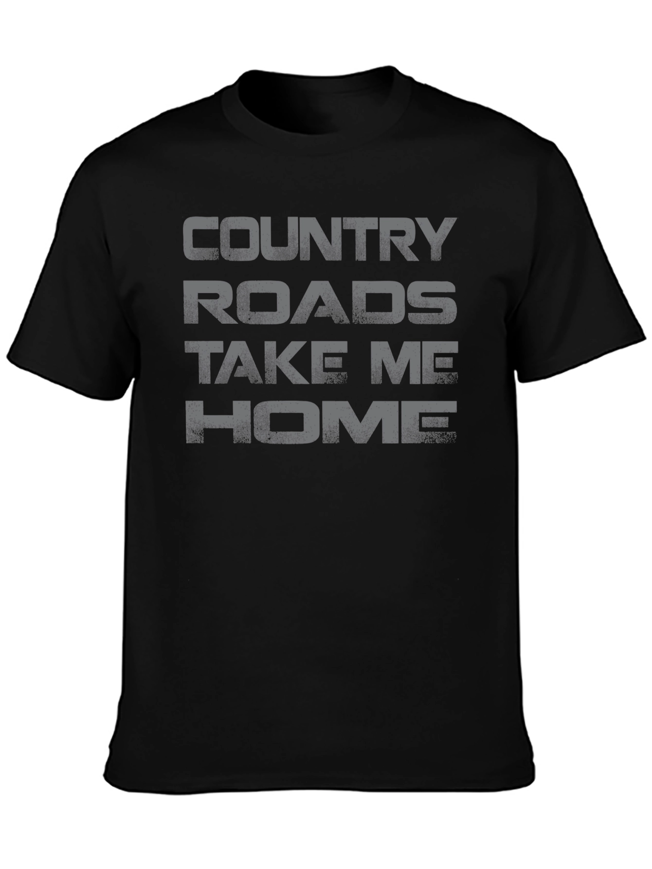 Country Roads Graphic Tee - Soft Cotton Casual Shirt