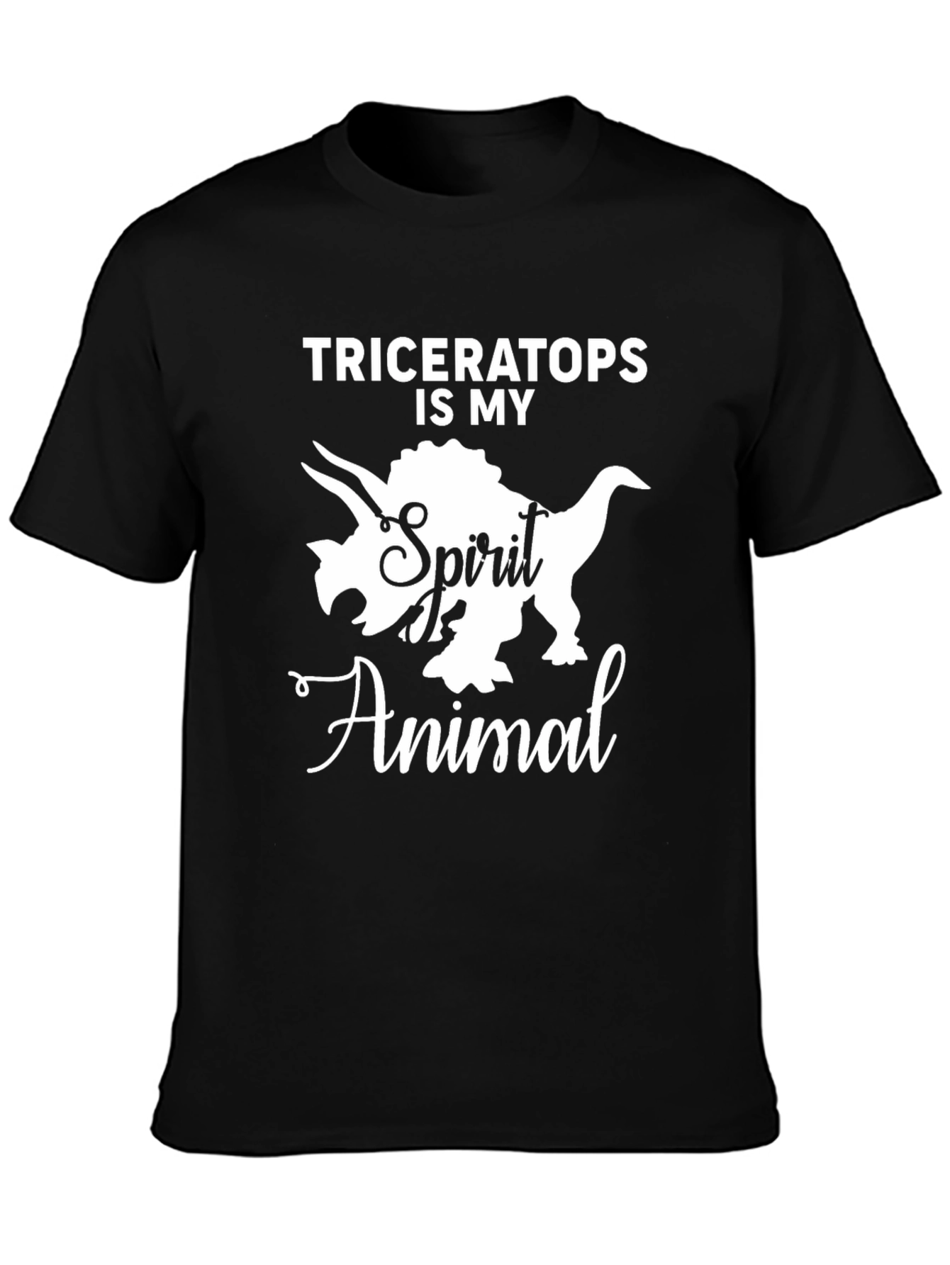 Triceratops Spirit Animal Graphic T-Shirt