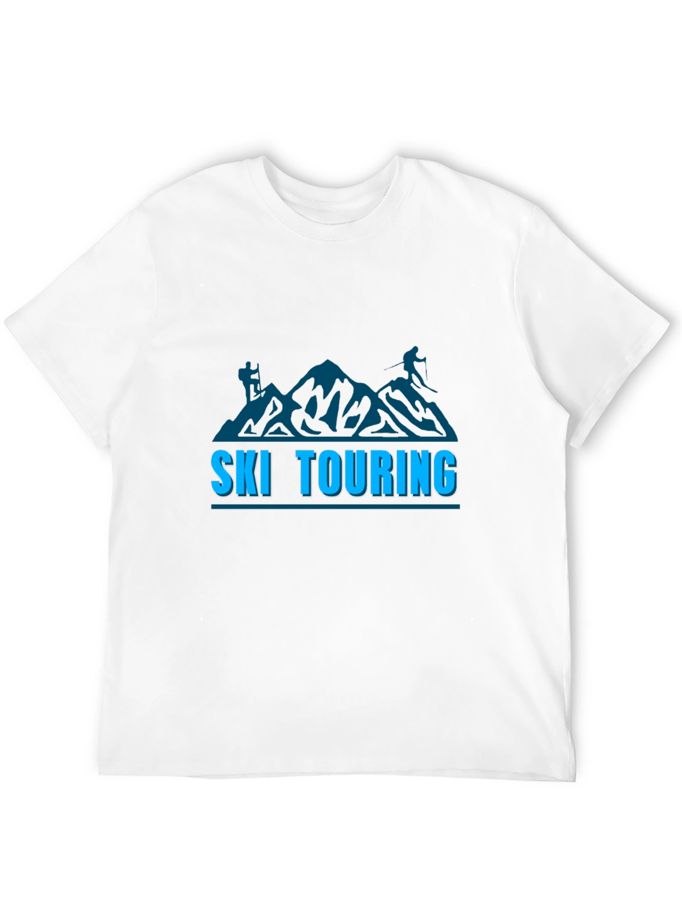 Ski Touring T-Shirt: Mountain Adventure Tee