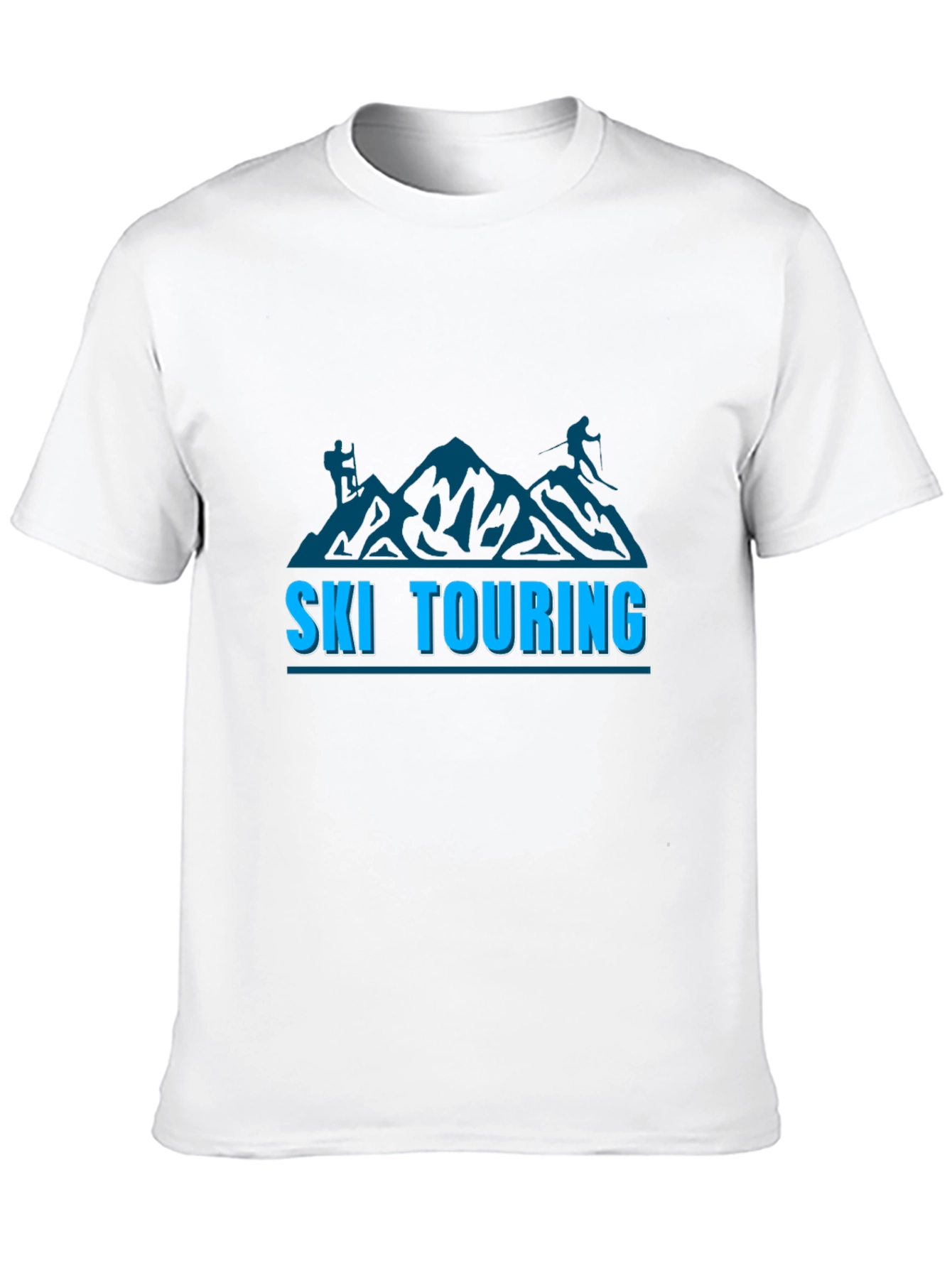 Ski Touring T-Shirt: Mountain Adventure Tee
