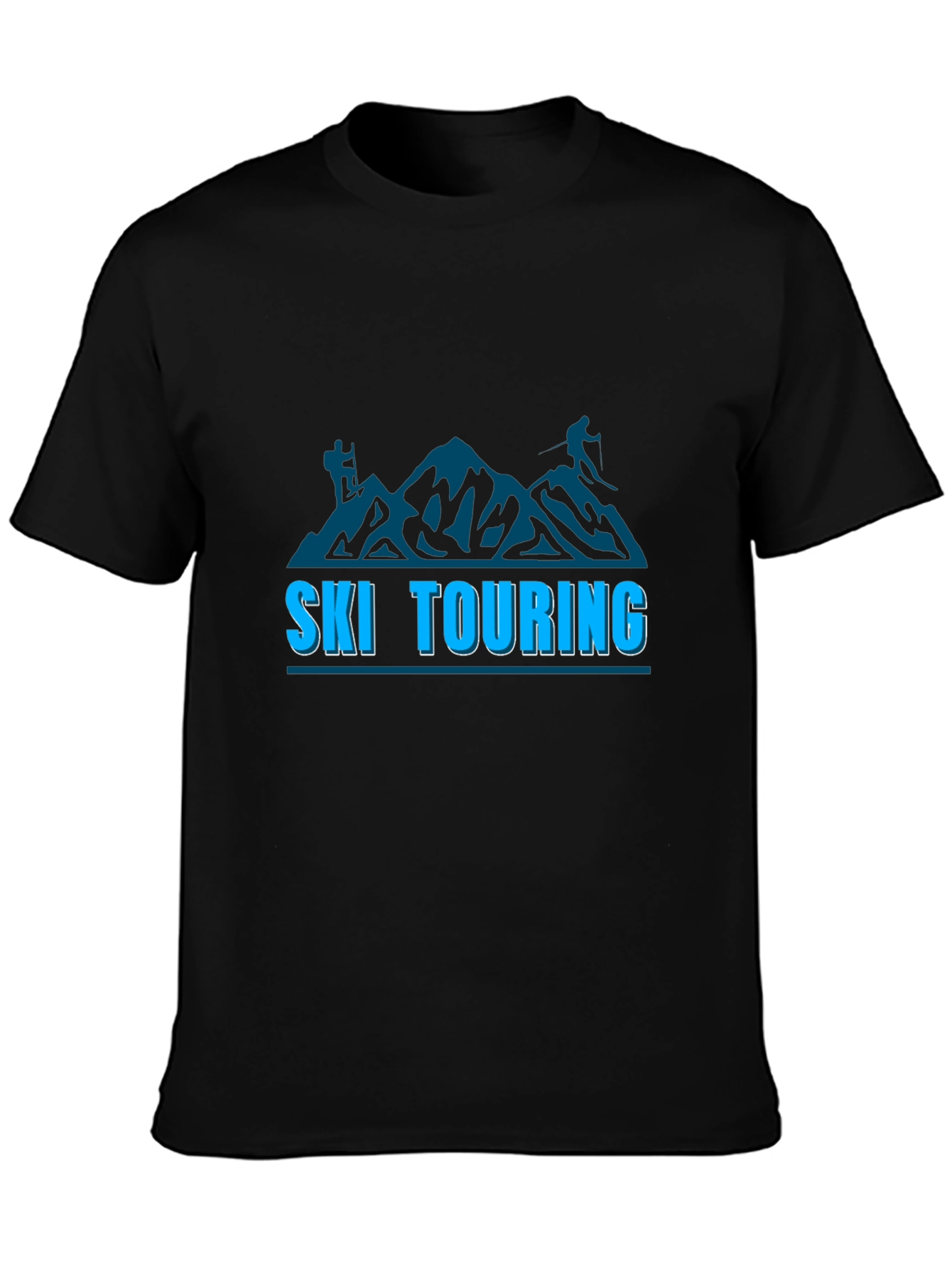 Ski Touring T-Shirt: Mountain Adventure Tee