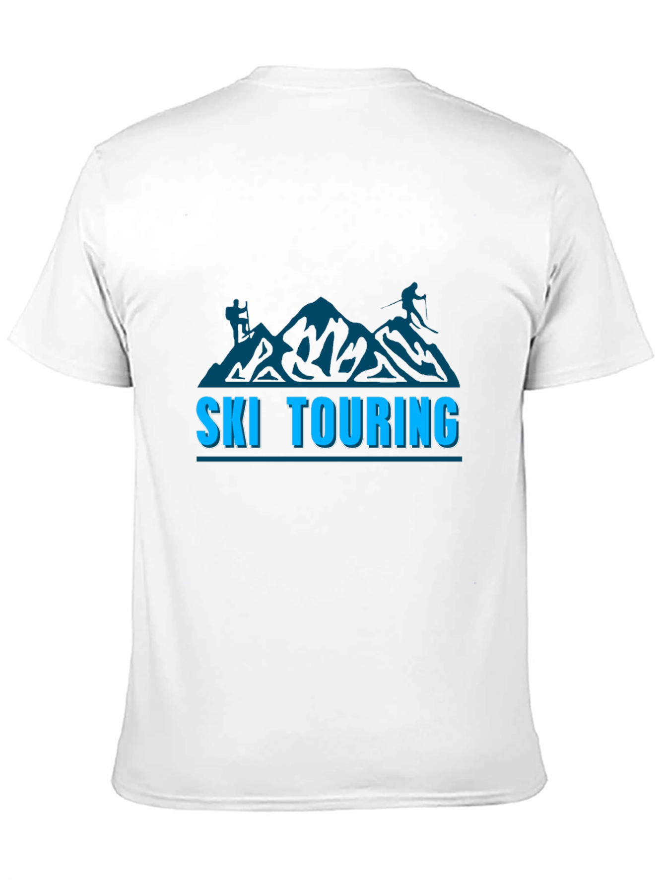 Ski Touring T-Shirt: Mountain Adventure Tee