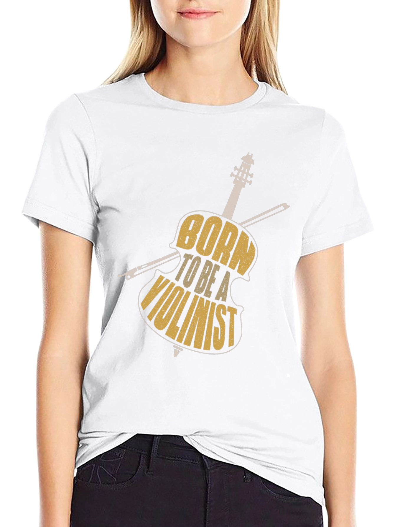 Born to Be a Violinist Graphic T-Shirt