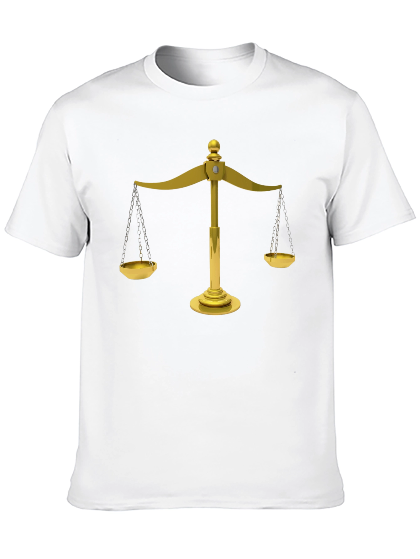 Scales of Justice Graphic T-Shirt - Balance & Fairness
