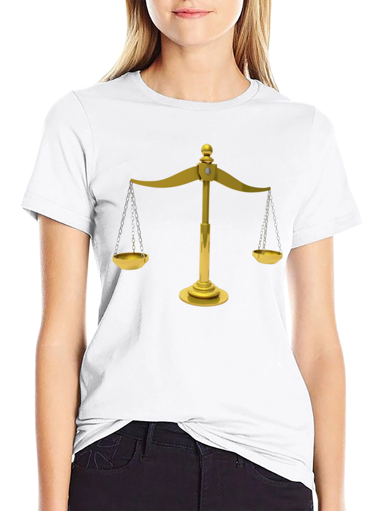 Scales of Justice Graphic T-Shirt - Balance & Fairness