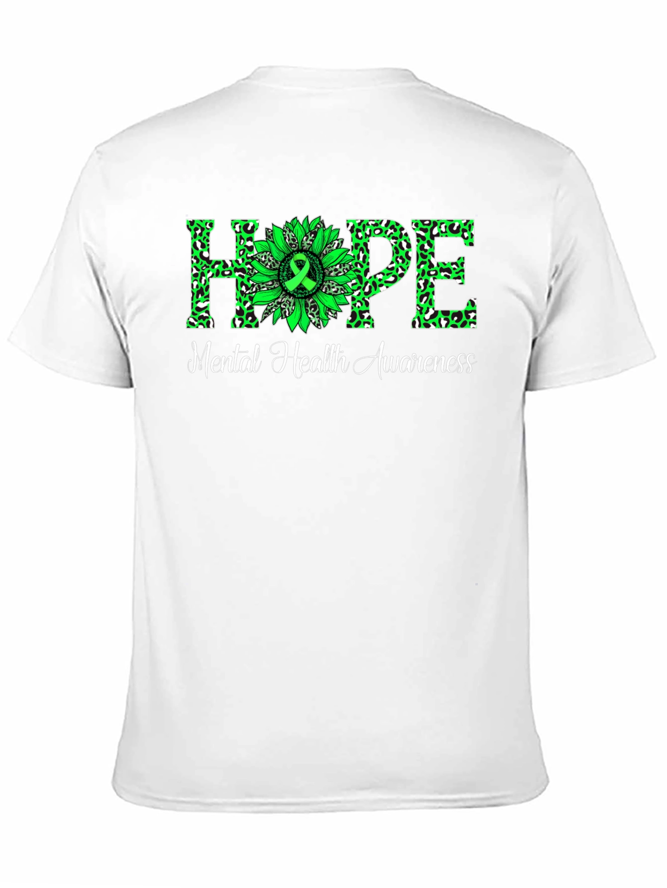 Mental Health Awareness Hope Sunflower T-Shirt