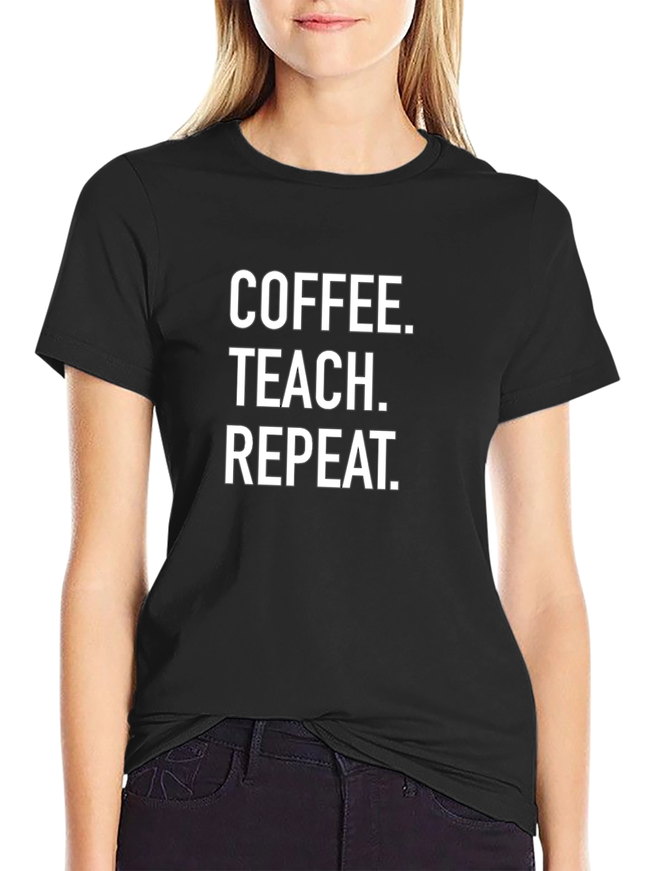 Coffee Teach Repeat T-Shirt