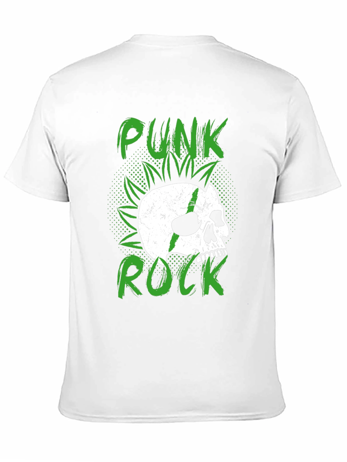 Punk Rock Skull Graphic Tee - Edgy Style