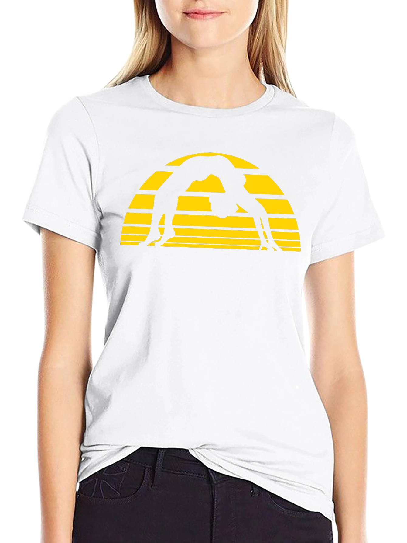 Yoga Silhouette T-Shirt - Graphic Tee - Unisex
