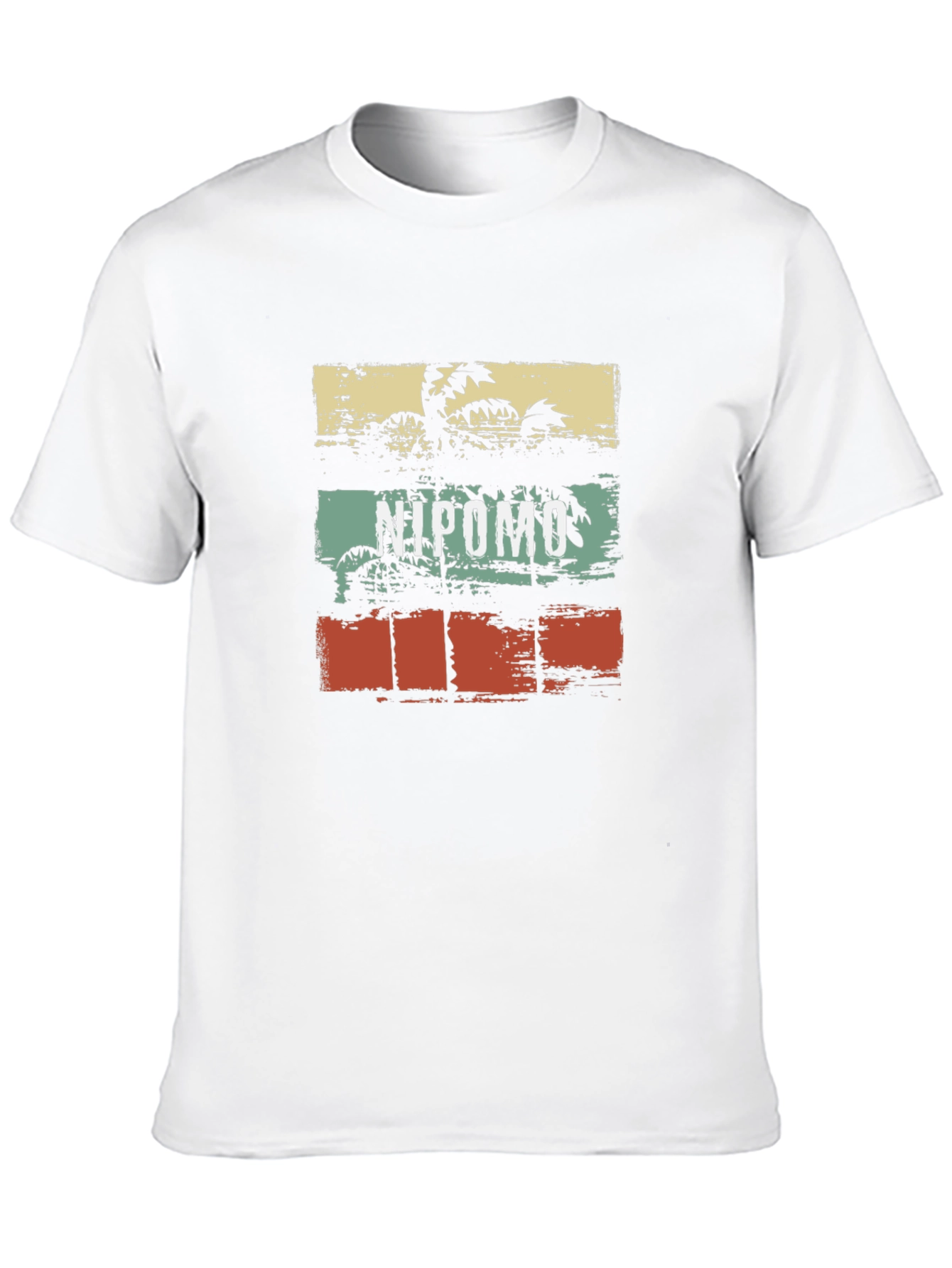 Nipomo Palm T-Shirt - Retro Beach Vibes