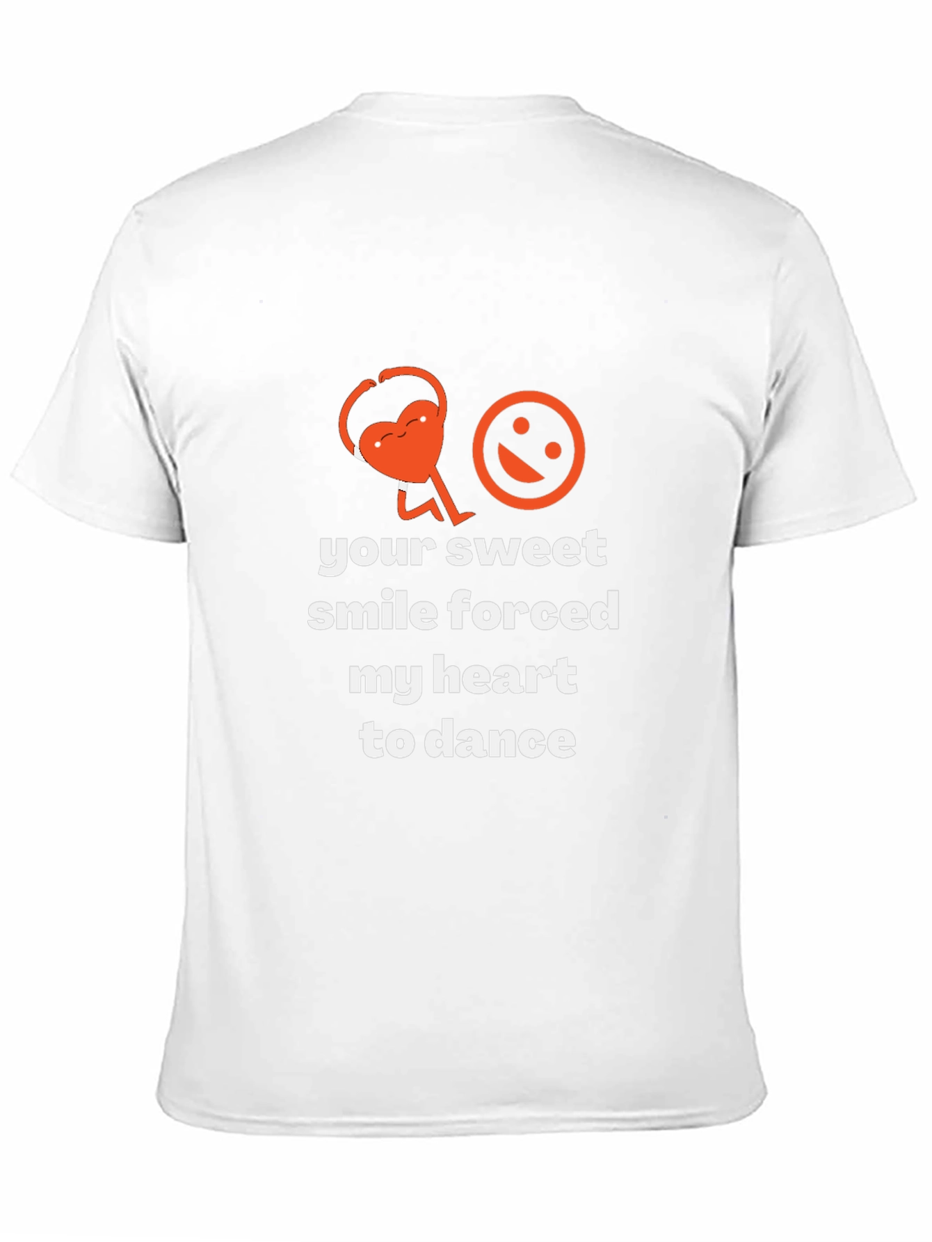 Sweet Smile Dancing Heart Graphic Tee