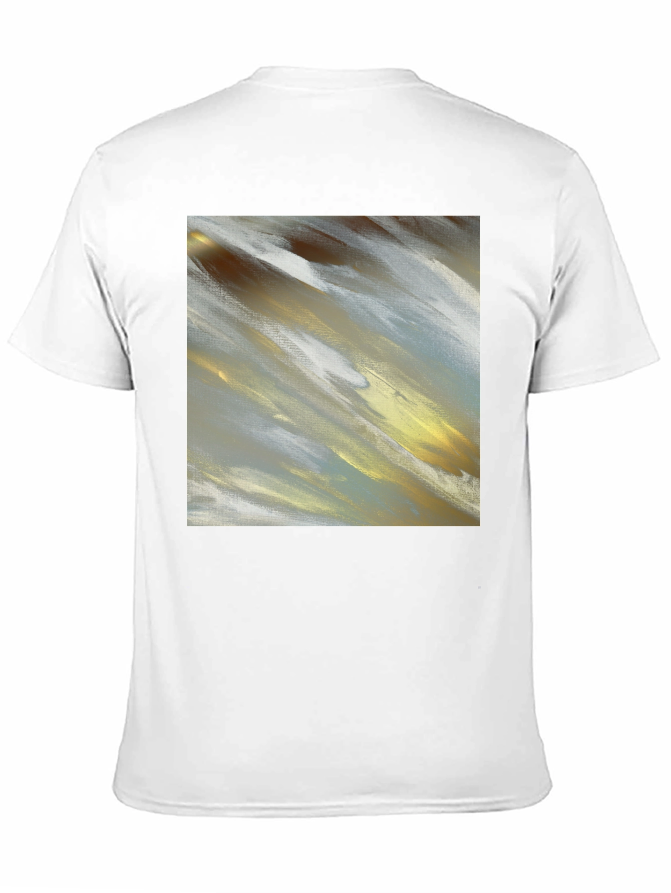 Abstract Art T-Shirt - Modern Brushstroke Design