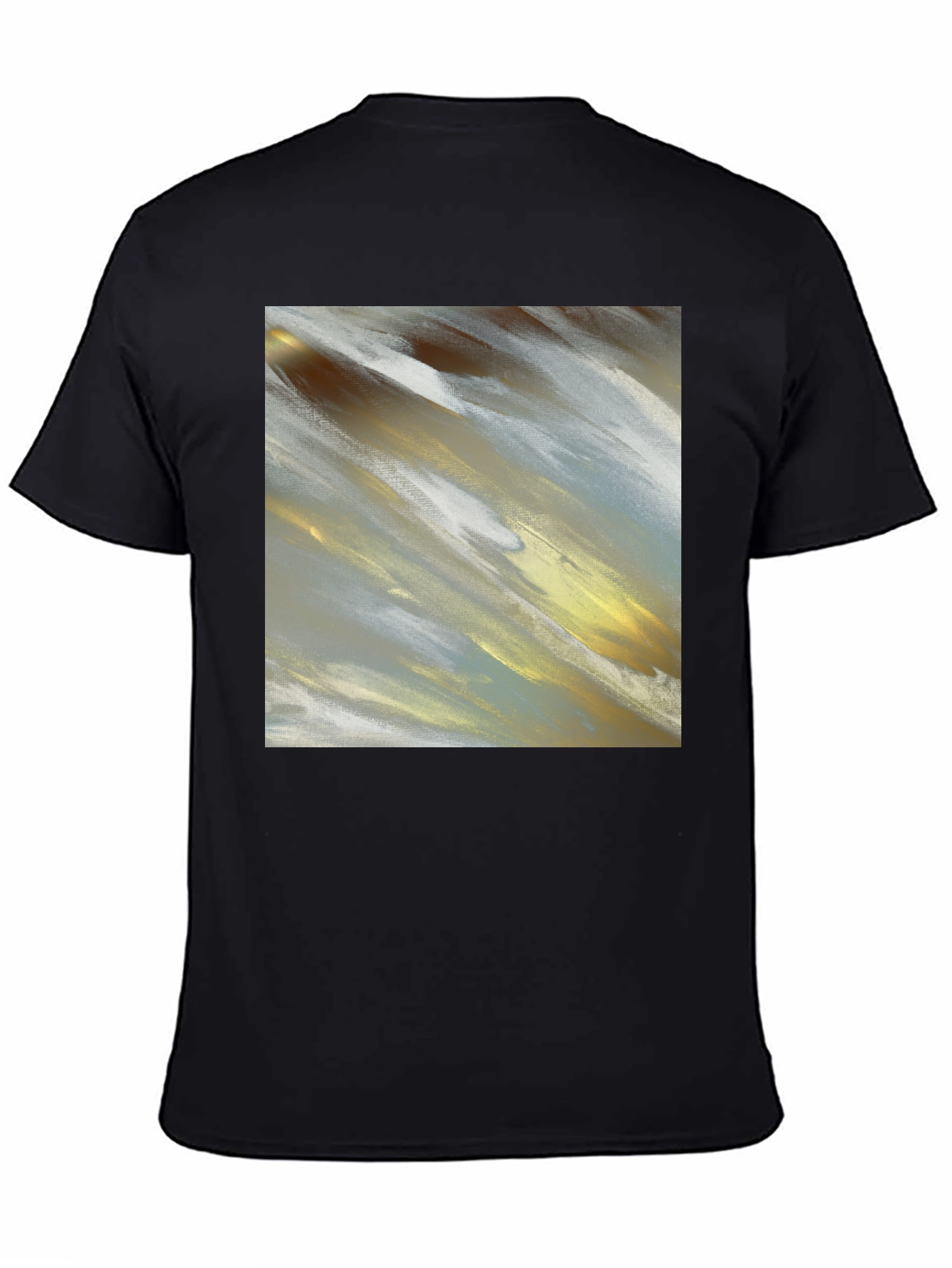 Abstract Art T-Shirt - Modern Brushstroke Design